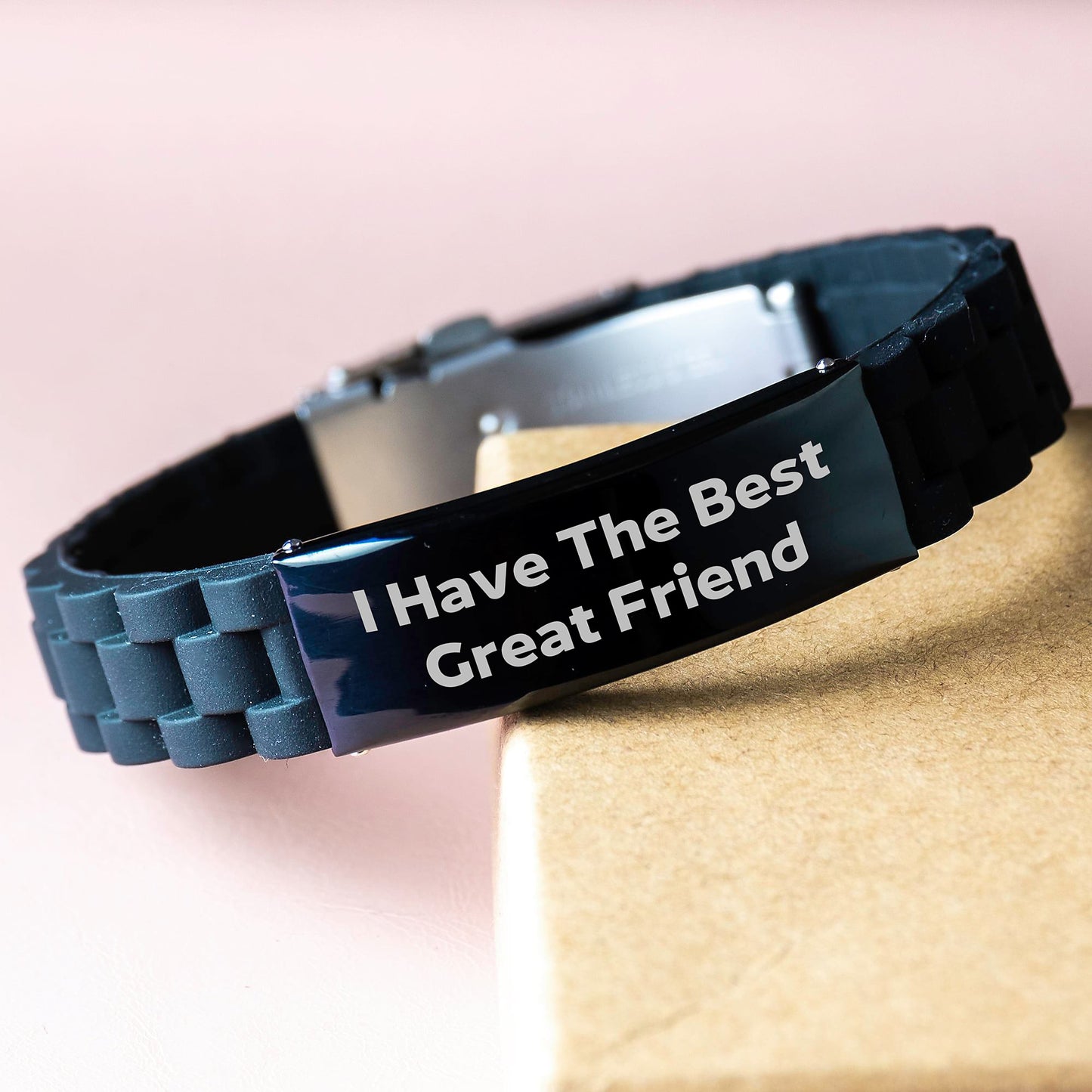 Elegant Friend Keepsake Glidelock Bracelet for Him Birthday Gift - Image 3
