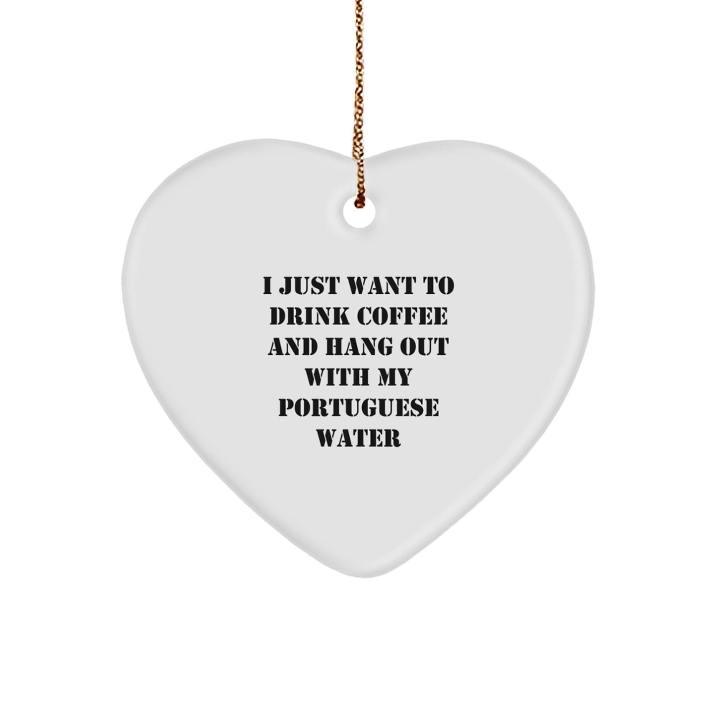 Funny Portuguese Water Dog Lover Gifts from Family for Christmas Unique Gifts - Image 1