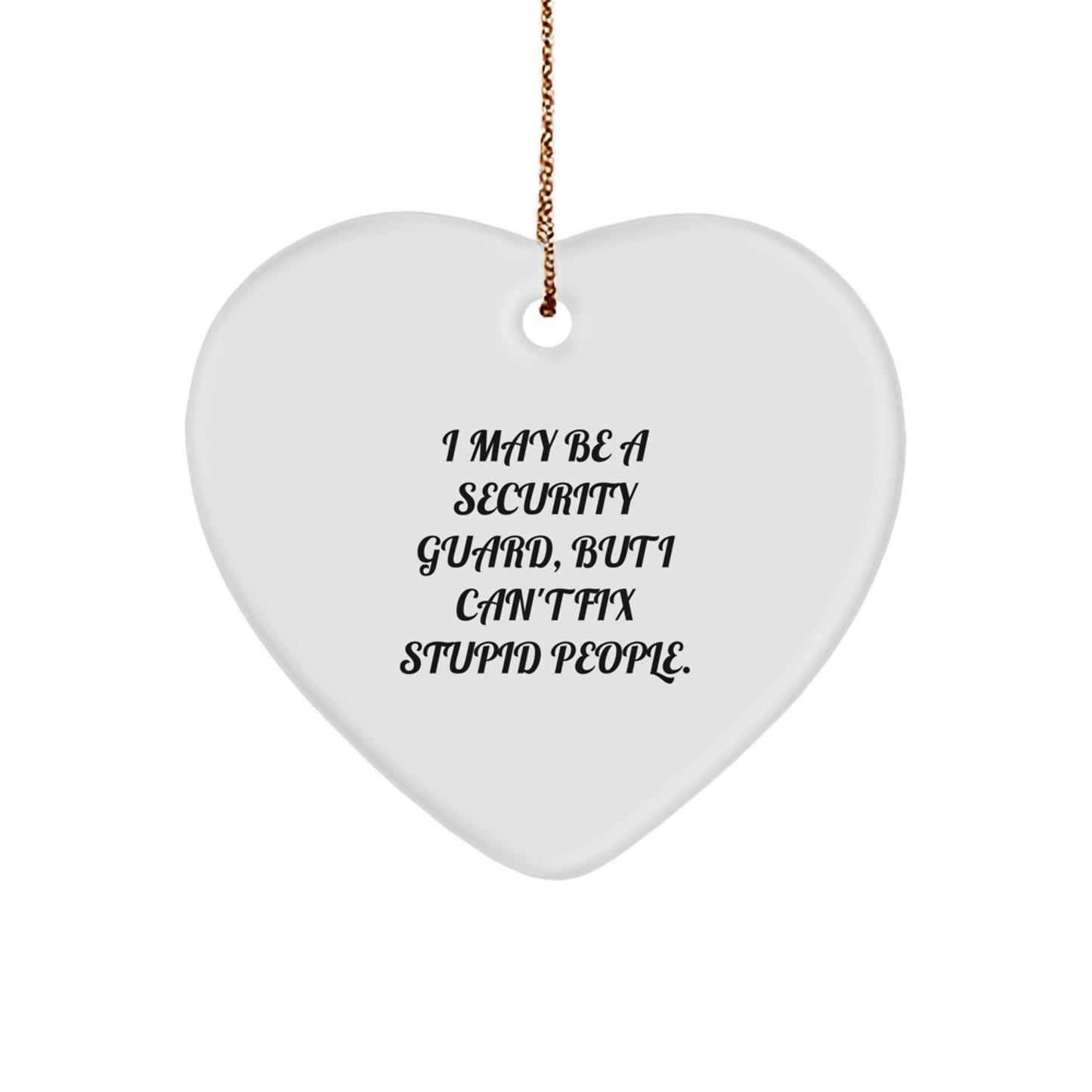Security Guard Favorite Kids Christmas Ornament Gift - Image 1