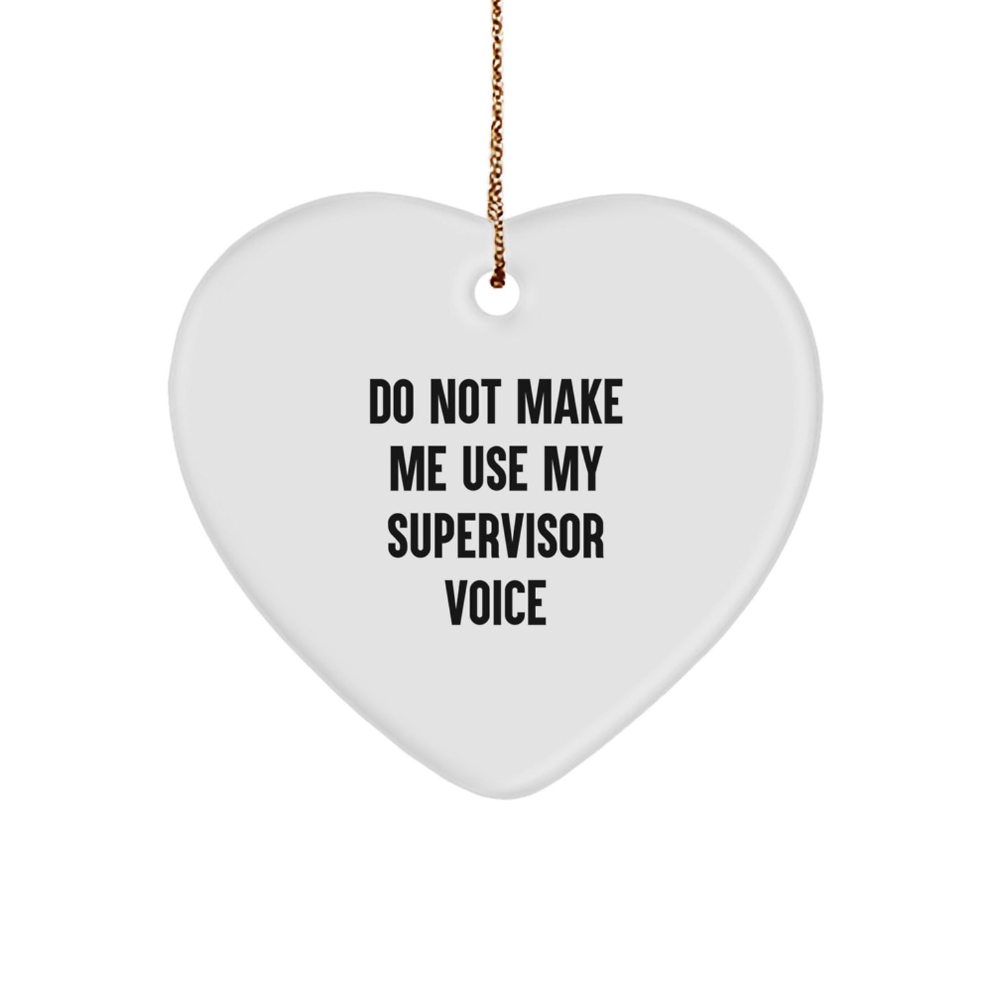 Supervisor Treasure Christmas Ornament for Family Gift - Image 1