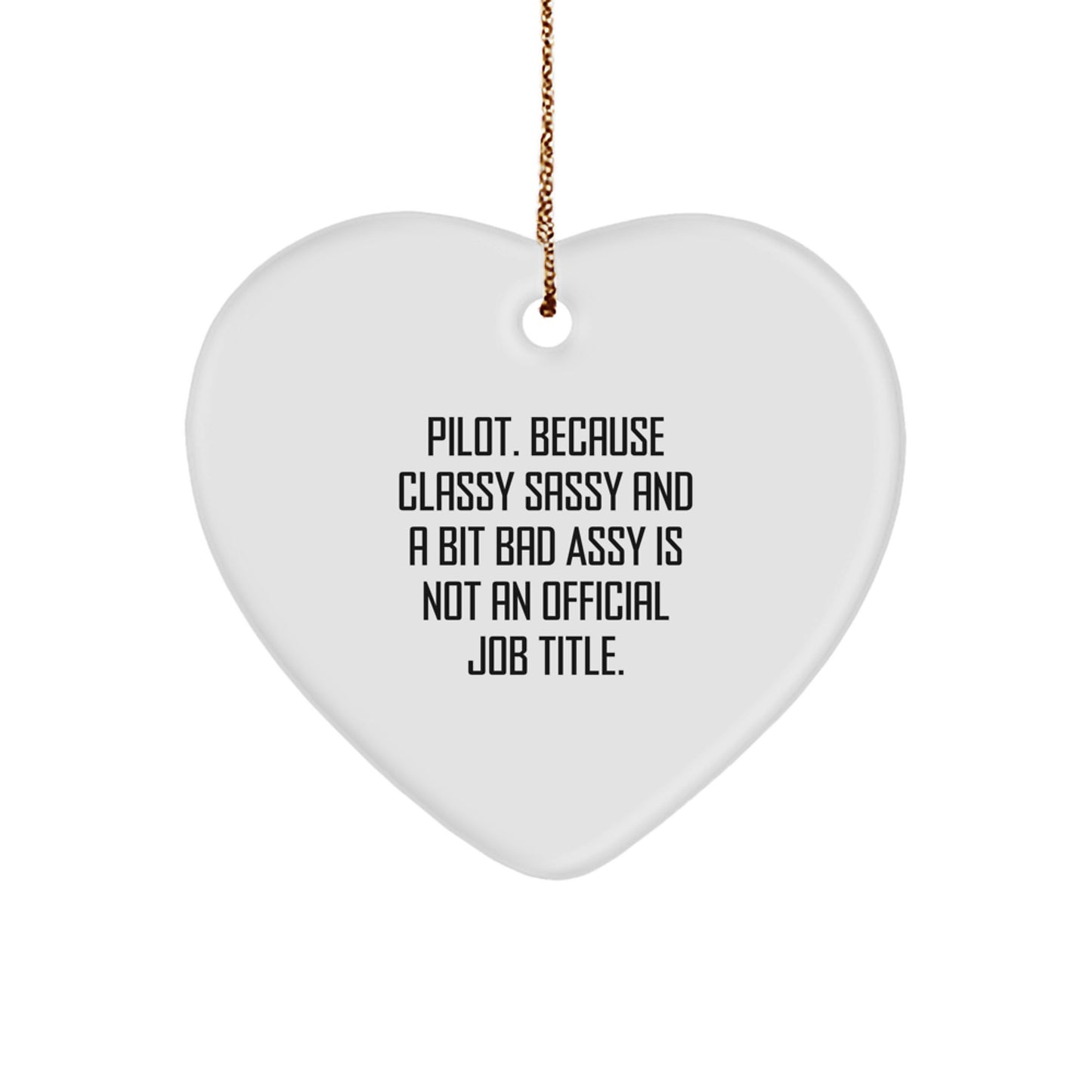 Pilot Favorite Christmas Ornament Gift for Kids - Image 1