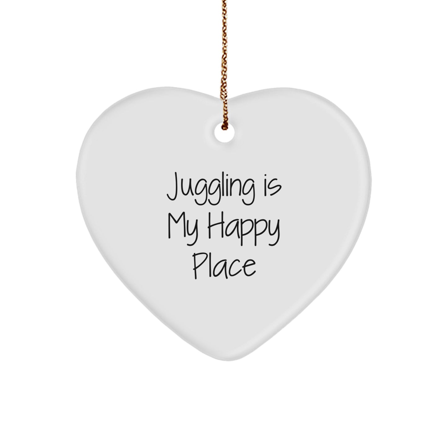Playful Juggling Novelty Christmas Ornament Gift for Friends - Image 1