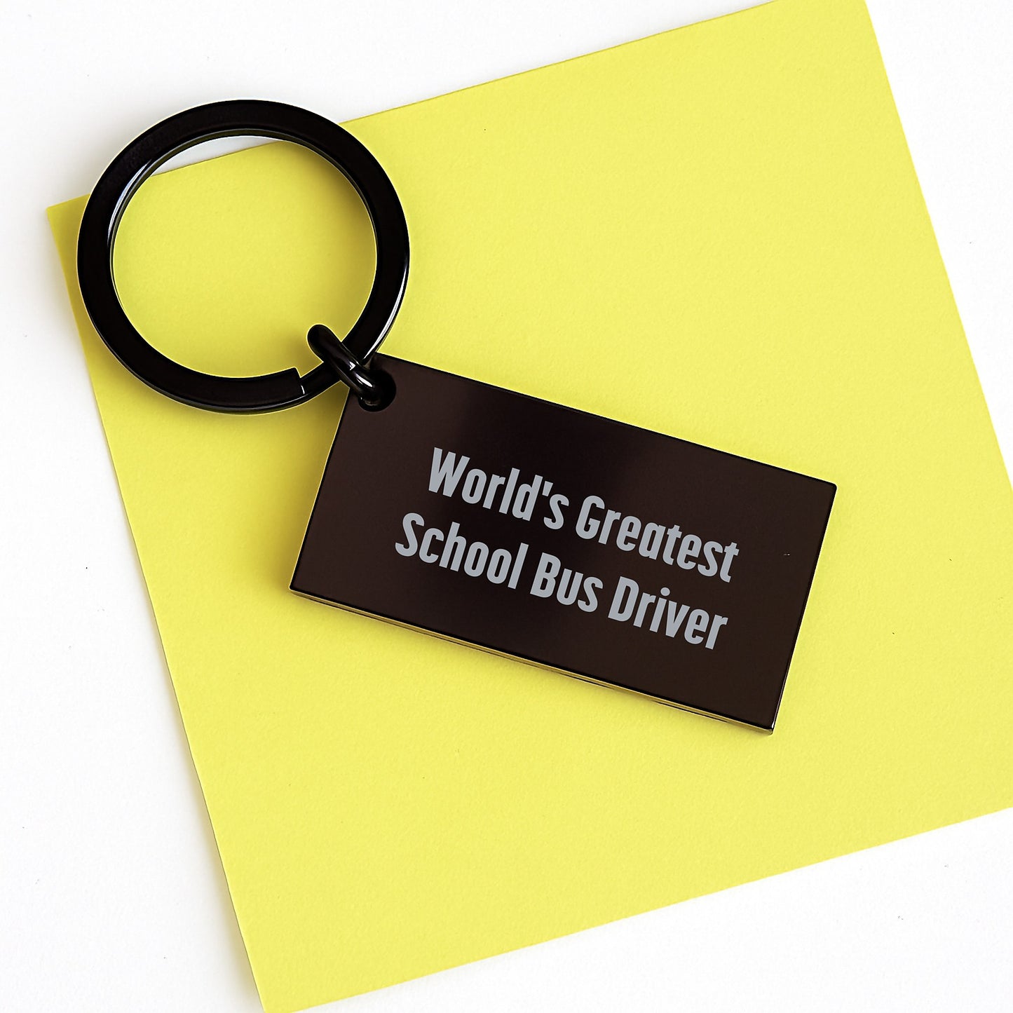 School Bus Driver Keychain Premium Idea for Coworkers Birthday Gift - Image 3