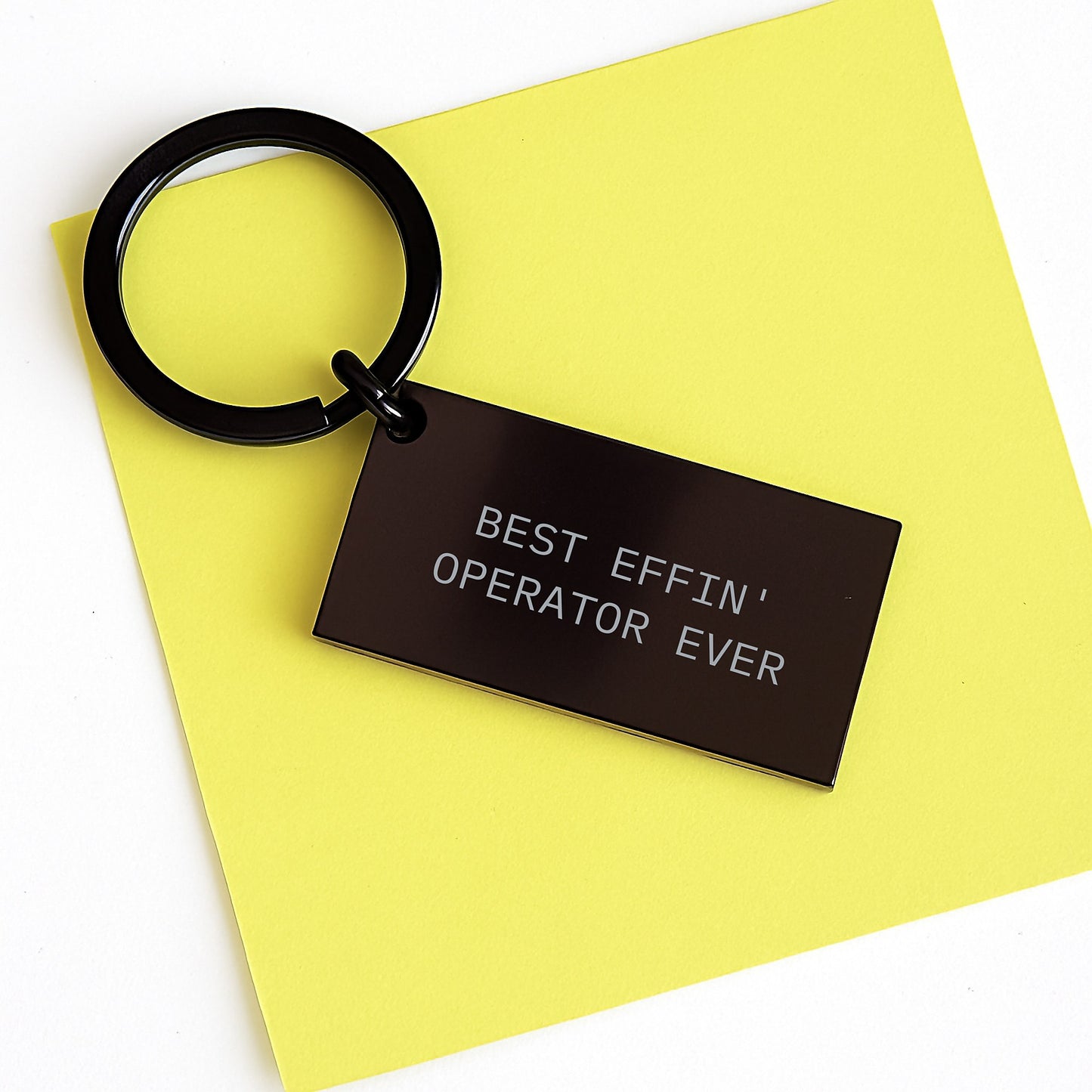 Funny Operator Keychain Gifts for Men Best 'Effin' Operator Ever Graduation Unique Gifts from Friends - Image 3
