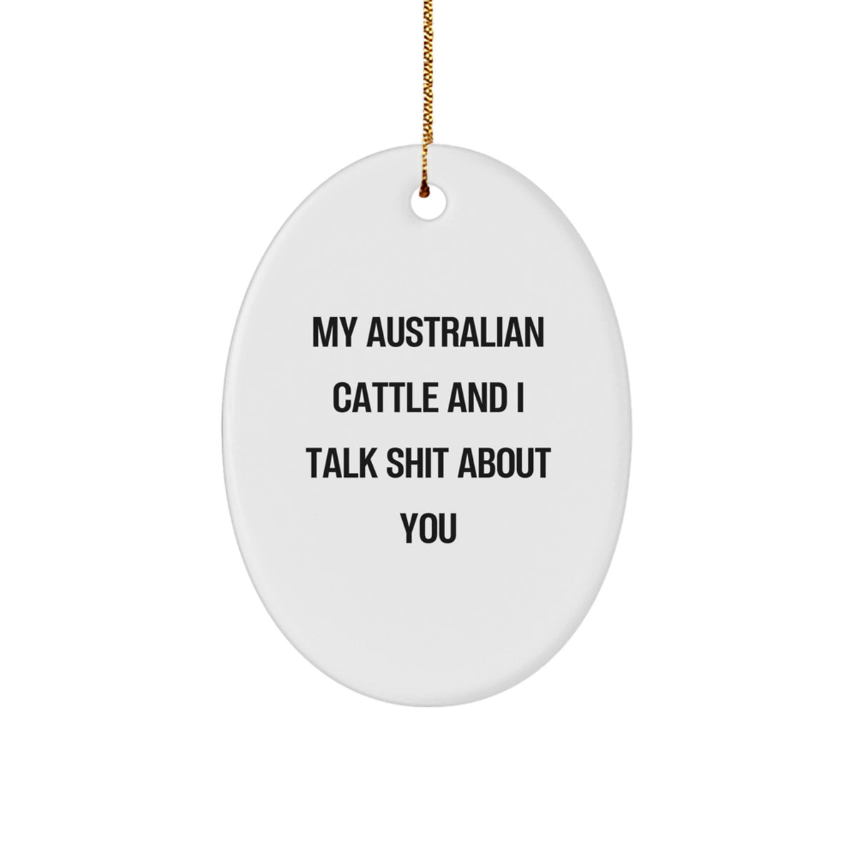 Australian Cattle Dog Keepsake Christmas Ornament for Him Gift - Image 1