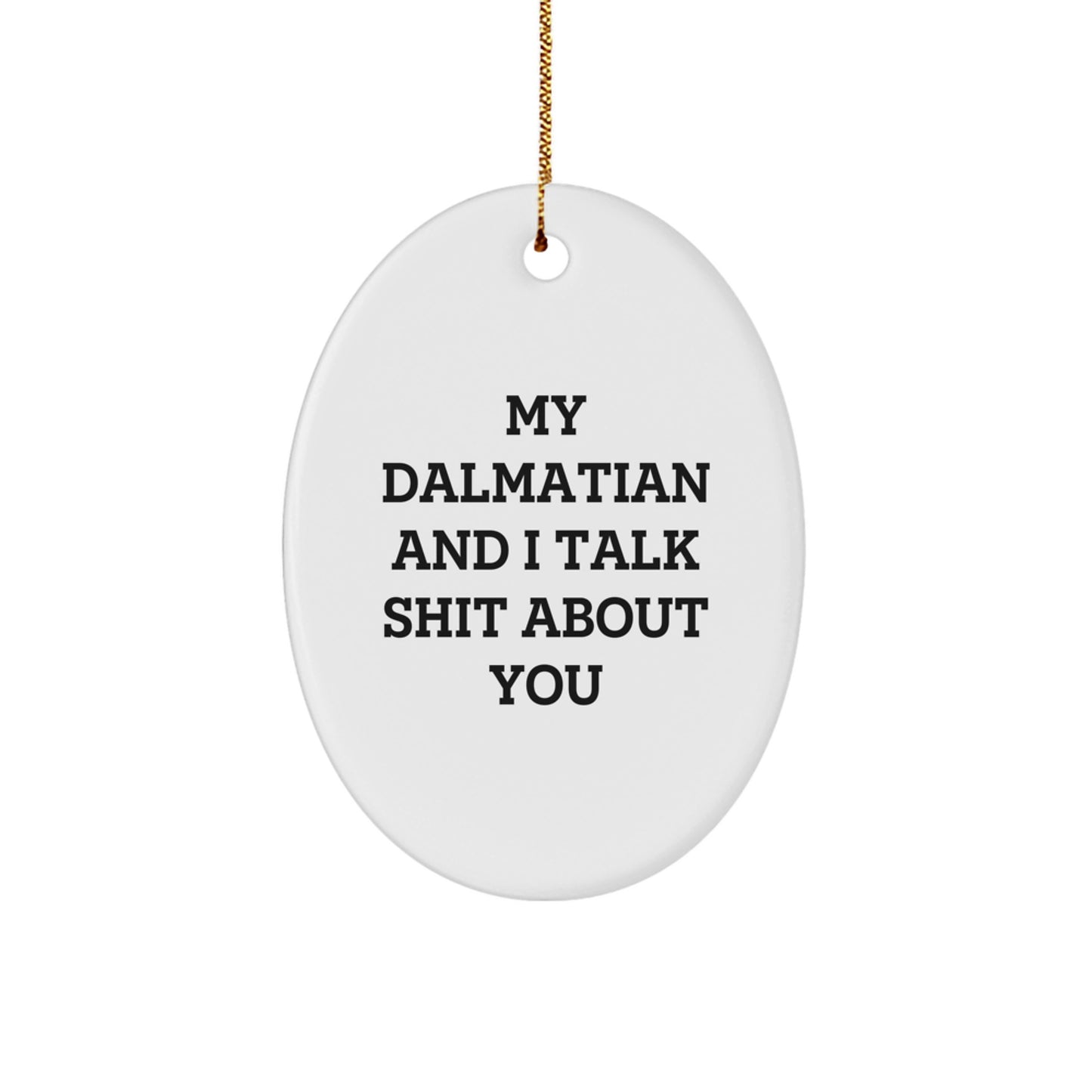Dalmatian Dog Keepsake Christmas Ornament for Him Gift - Image 1