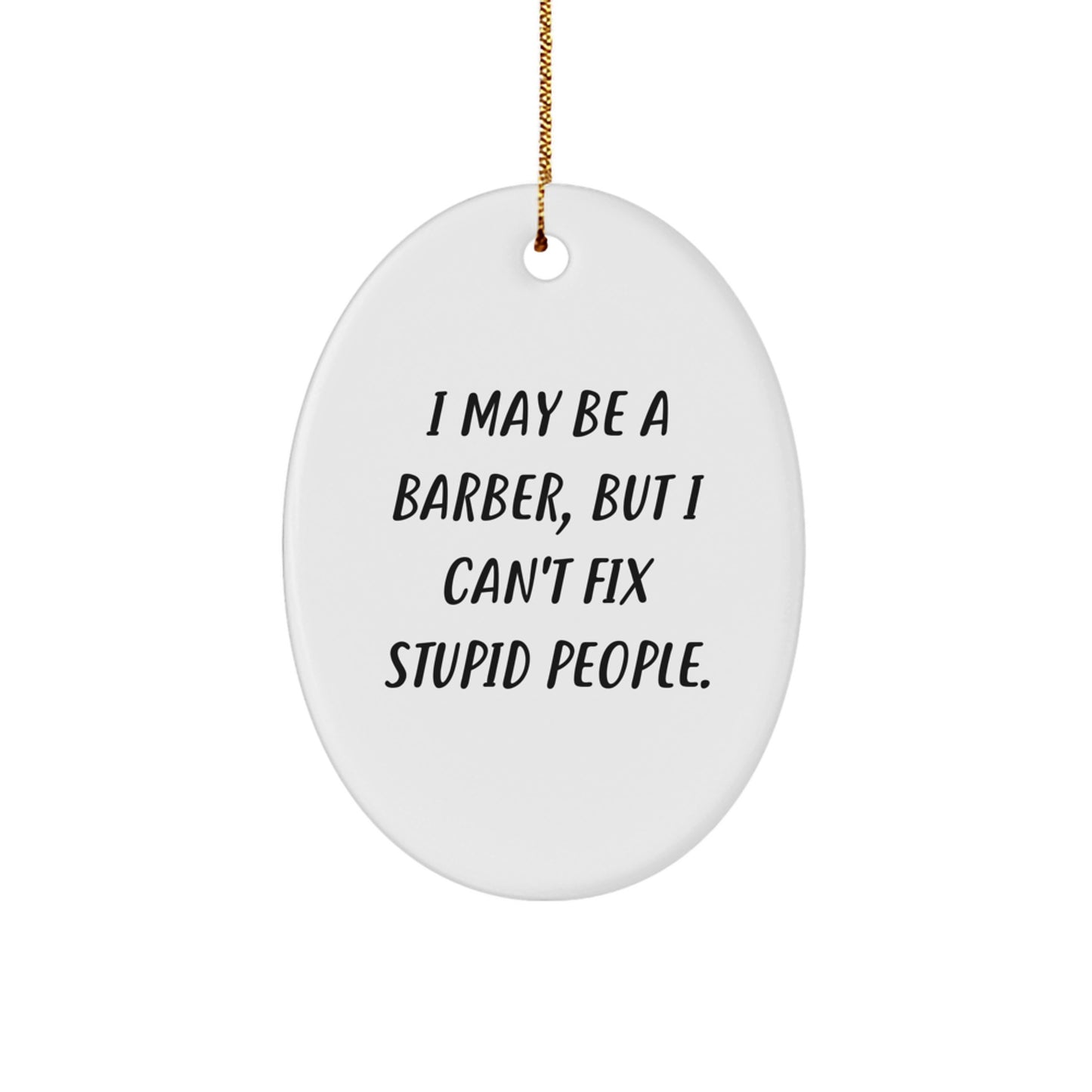 Barber Christmas Ornament Idea for Coworkers Gift - Image 1