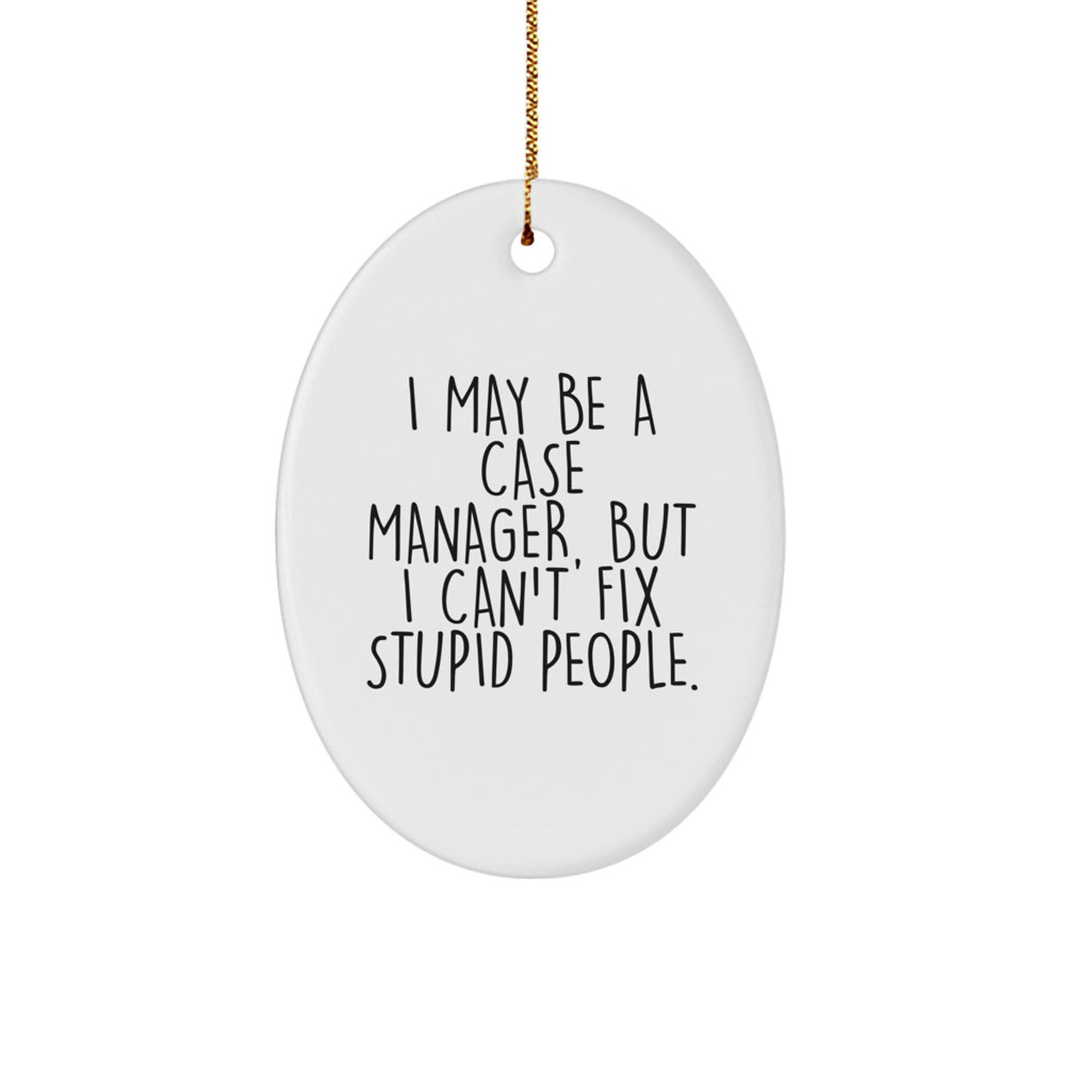 Case Manager Christmas Ornament Idea for Coworkers Holiday Gift - Image 1