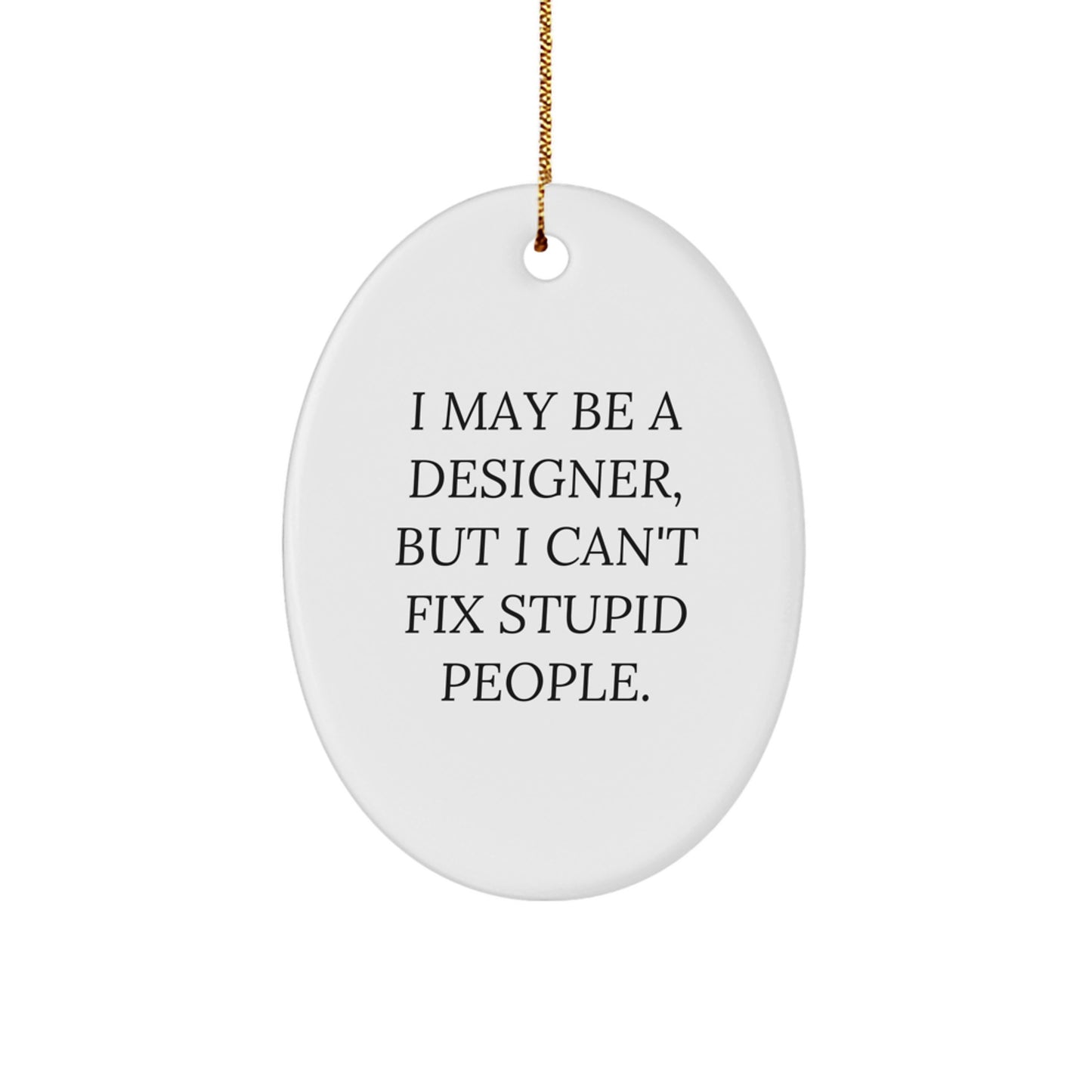 Designer Oval Ornament Gifts from Men for Christmas Unique Decor - Image 1