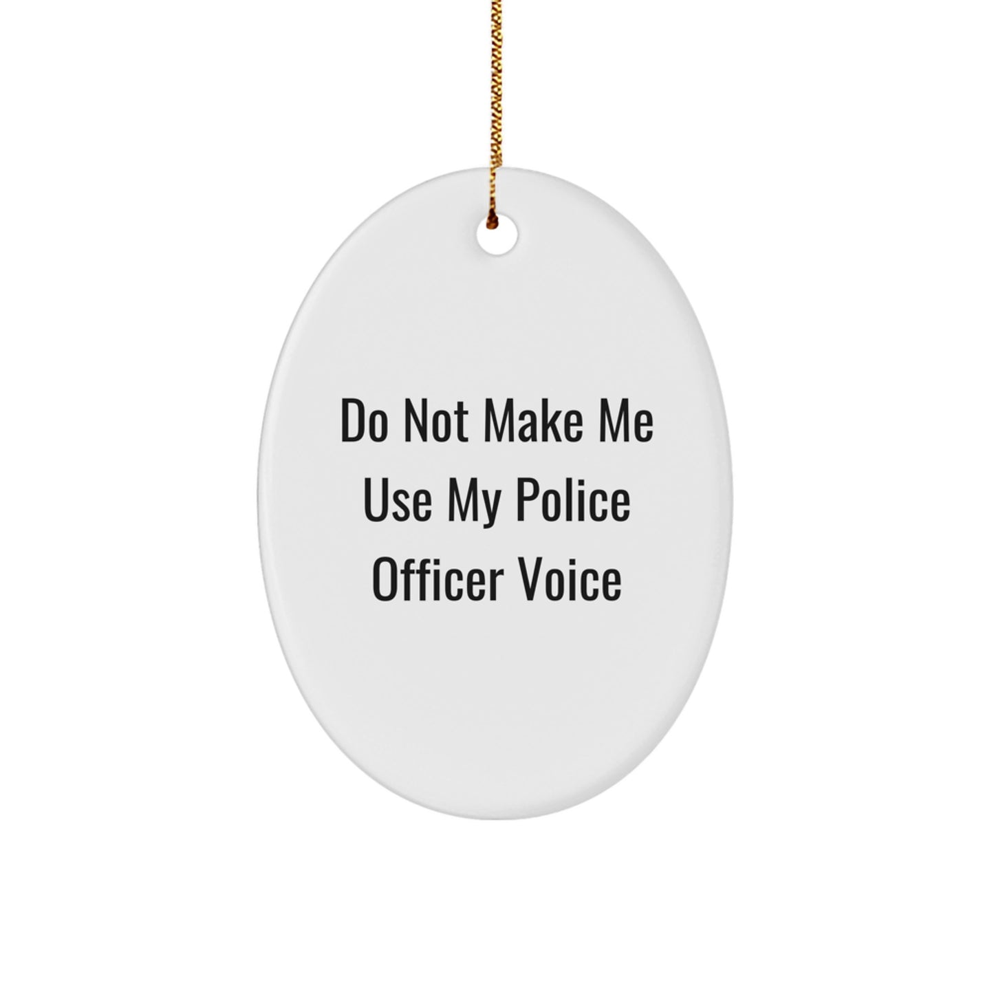 Police Officer Treasure Christmas Ornament for Family Gift - Image 1