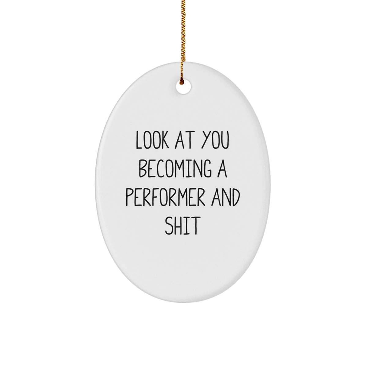Performer Keepsake Christmas Ornament for Him Holiday Gift - Image 1