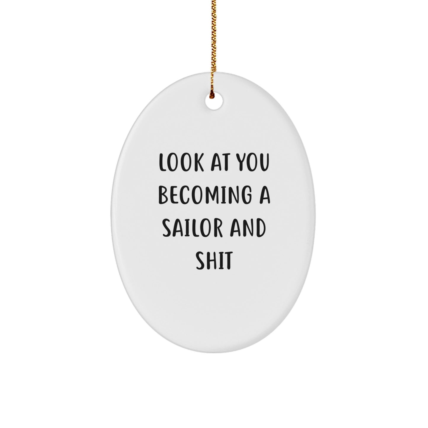 Sailor Keepsake Christmas Ornament for Him Gift - Image 1