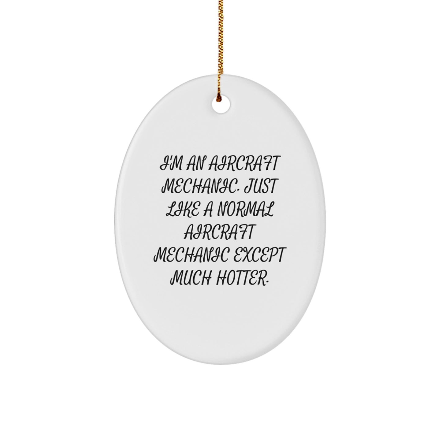 Aircraft Mechanic Christmas Ornament Treasure for Family Gift - Image 1