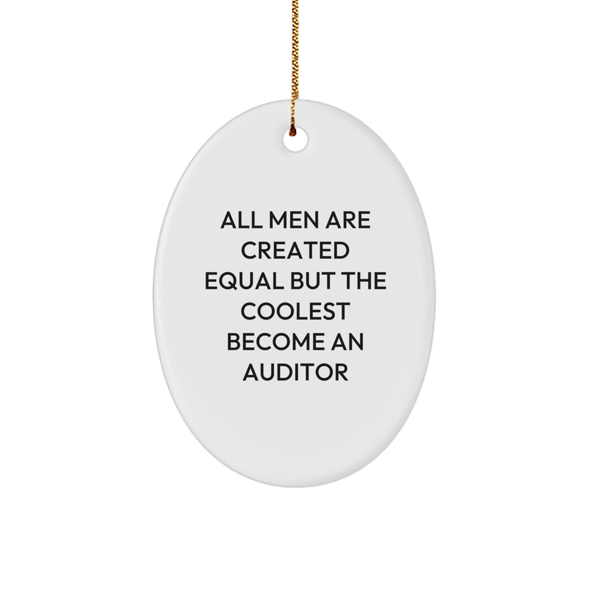 Auditor Christmas Ornament for Her Gift – Coolest Become An Auditor - Image 1