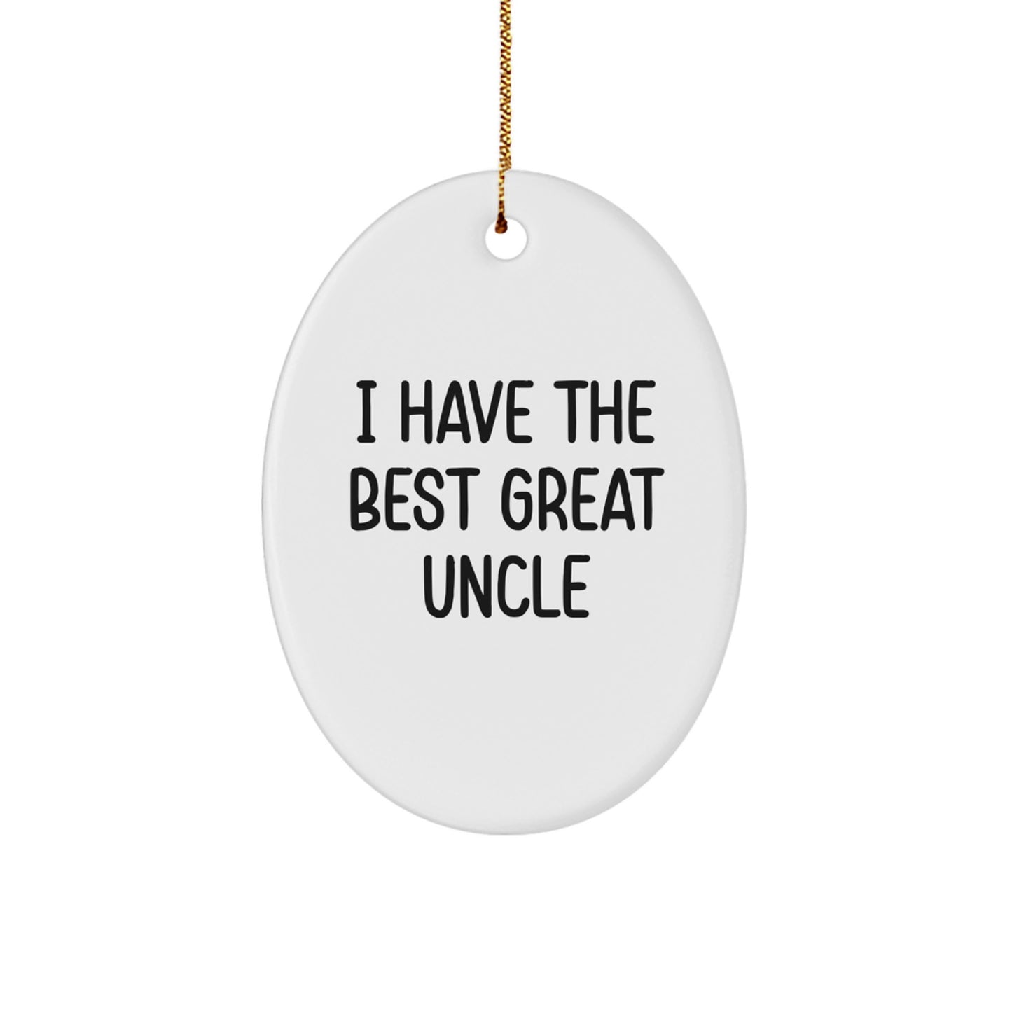 Brightly Bold Uncle Novelty Christmas Ornament Gift for Grandpa - Image 1