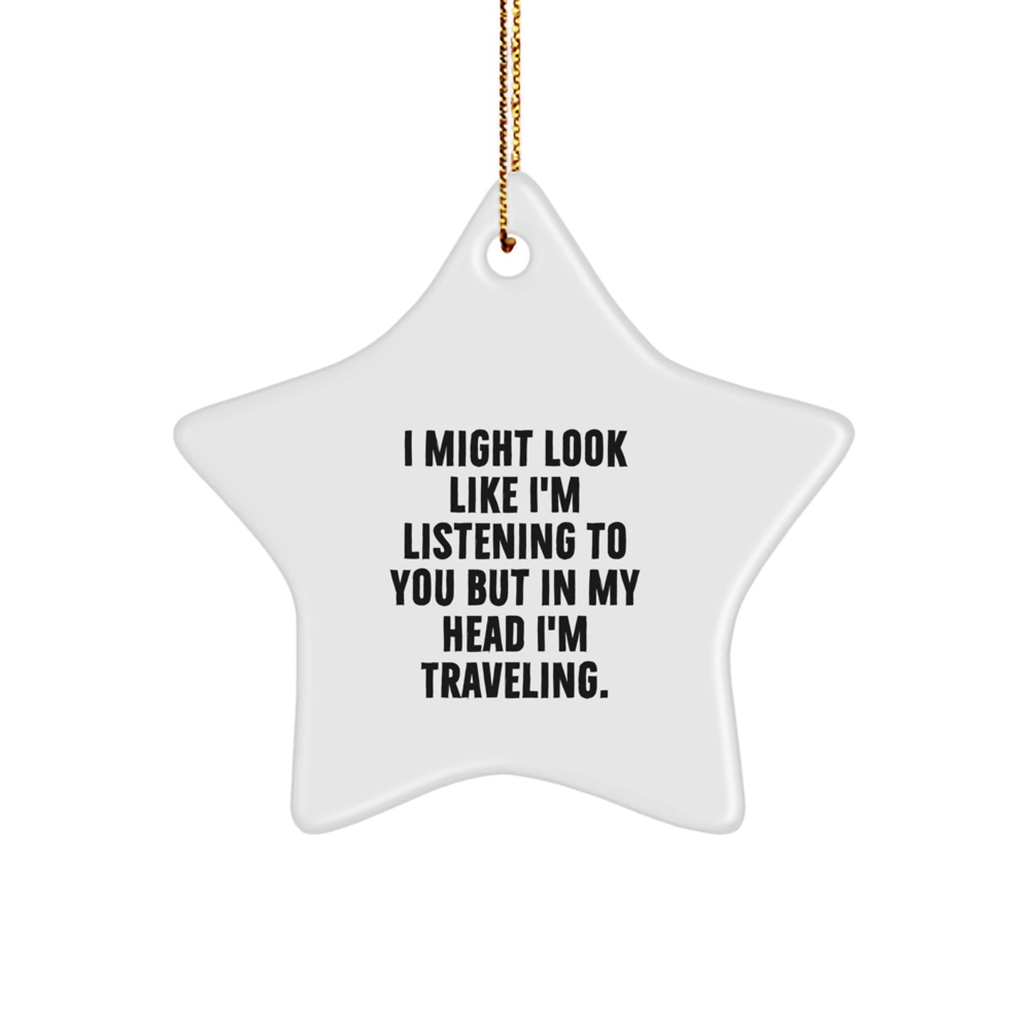 Funny Traveling Star Ornament Gifts from Men to Friends for Christmas Unique Presents - Image 1