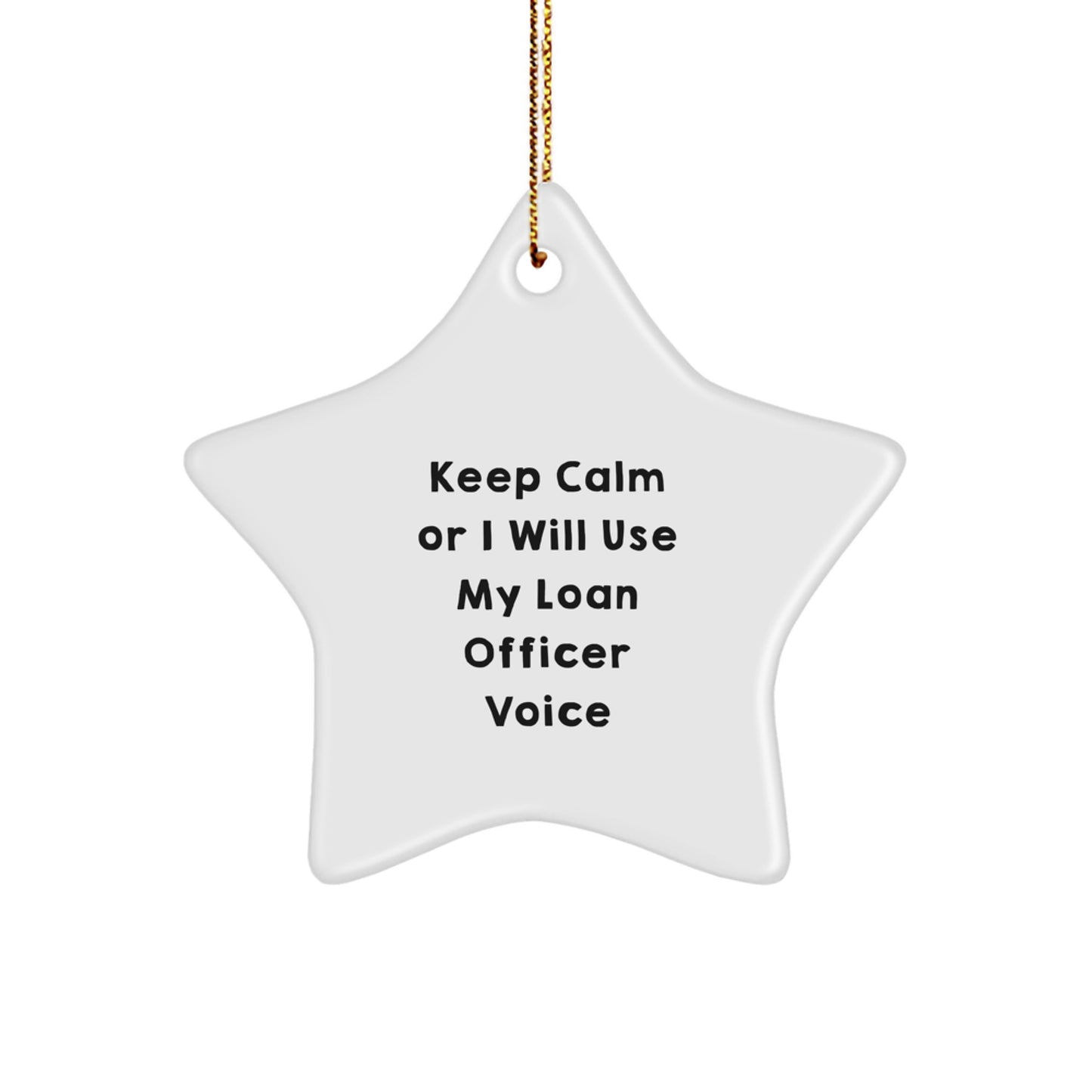 Loan Officer Keepsake Christmas Ornament for Him Gift - Image 1