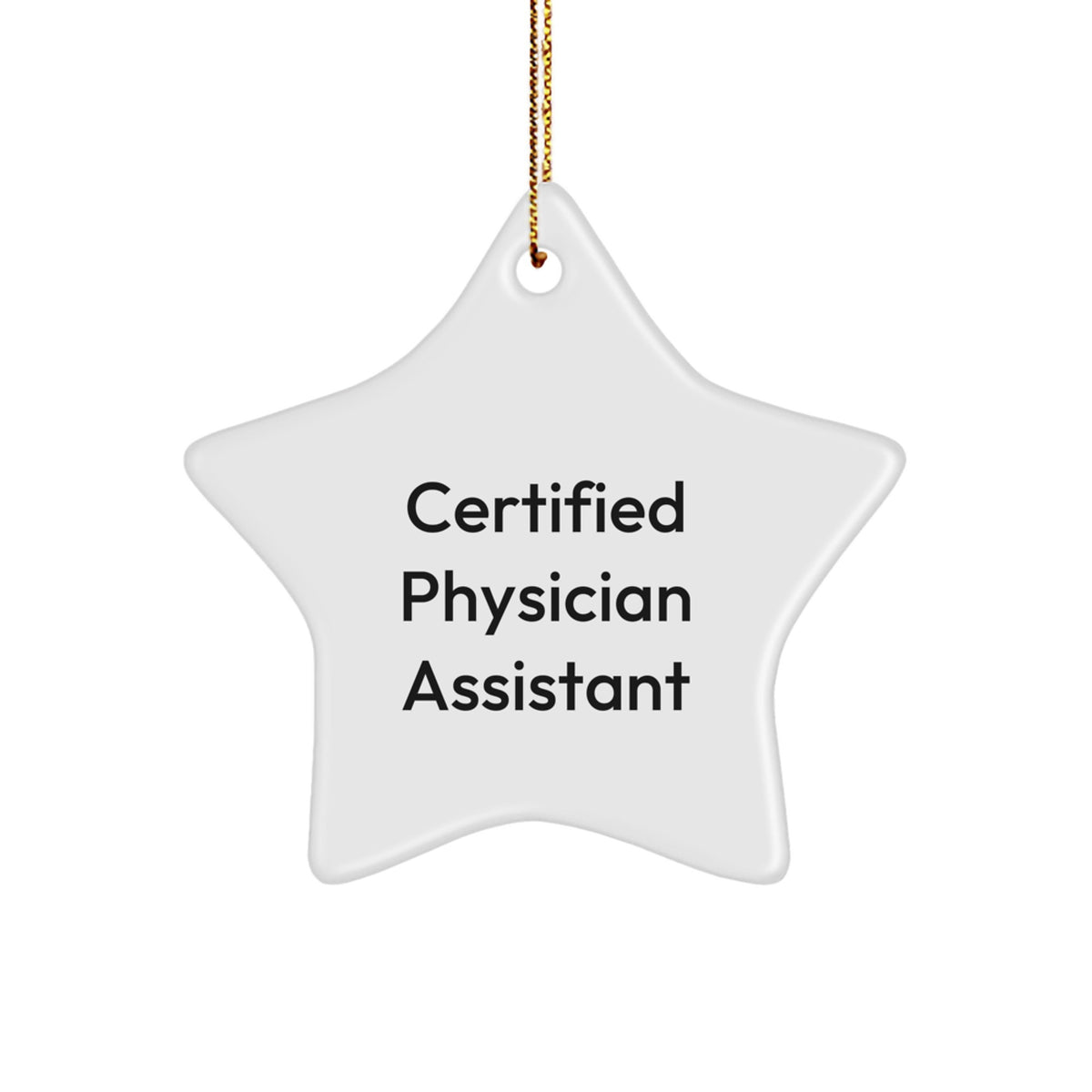 Funny 'You're a Star' Certified Physician Assistant Gifts from Friends for Christmas Unique Gifts - Image 1