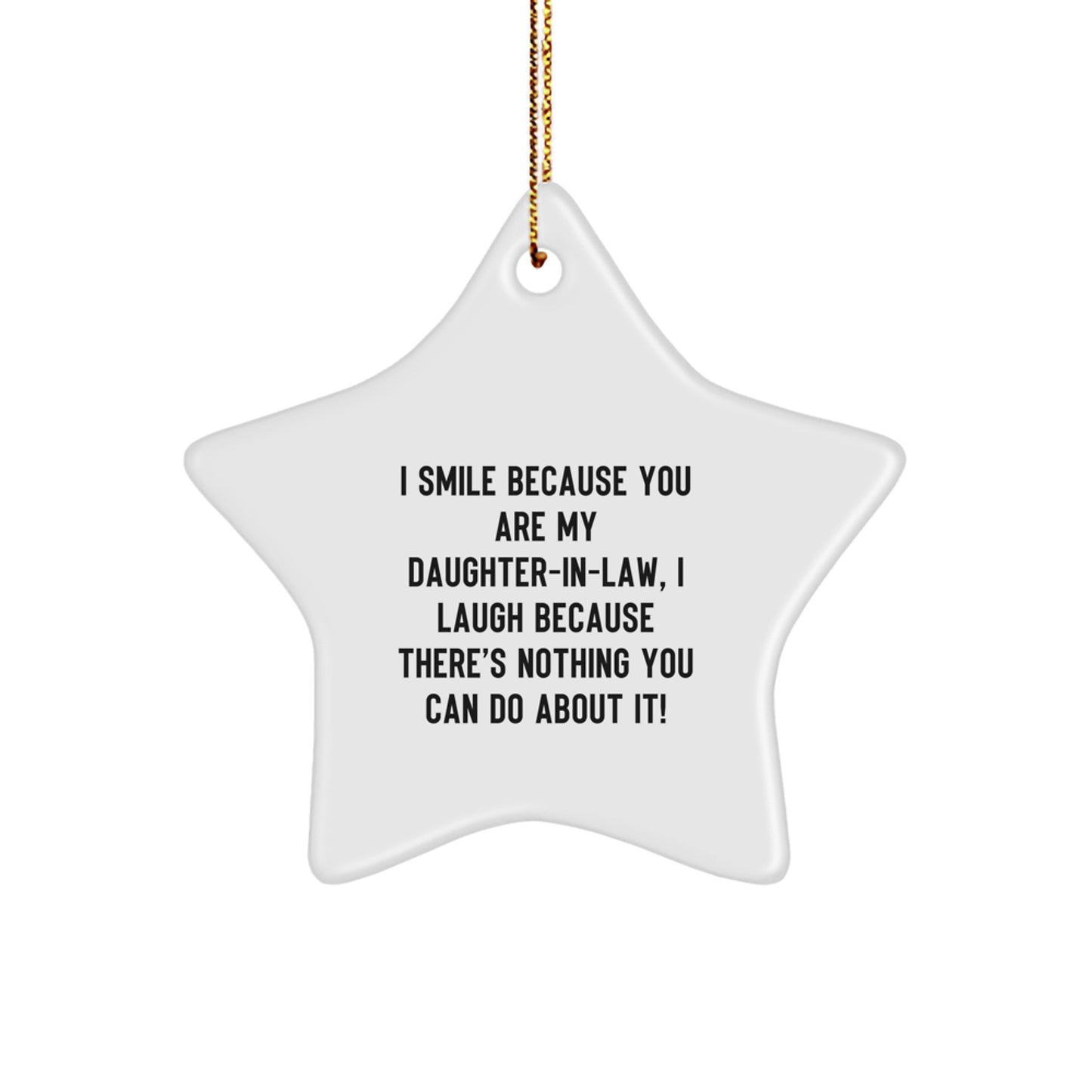 Christmas Gift for Her Daughter-in-Law Star Ornament Bright Present - Image 1