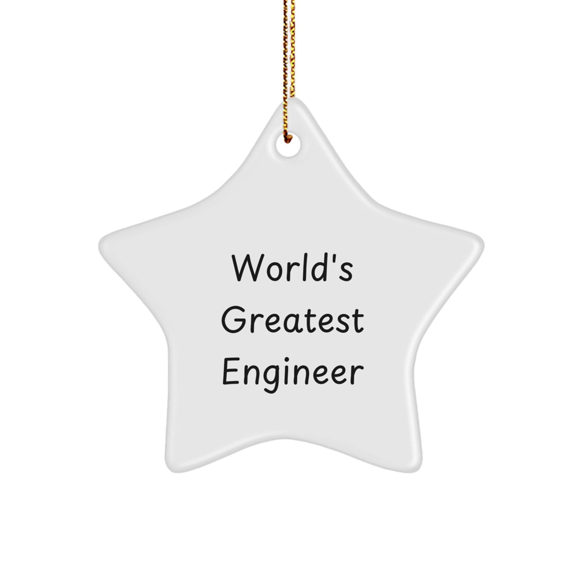 Christmas Gift World's Greatest Engineer Christmas Ornament for Her - Image 1