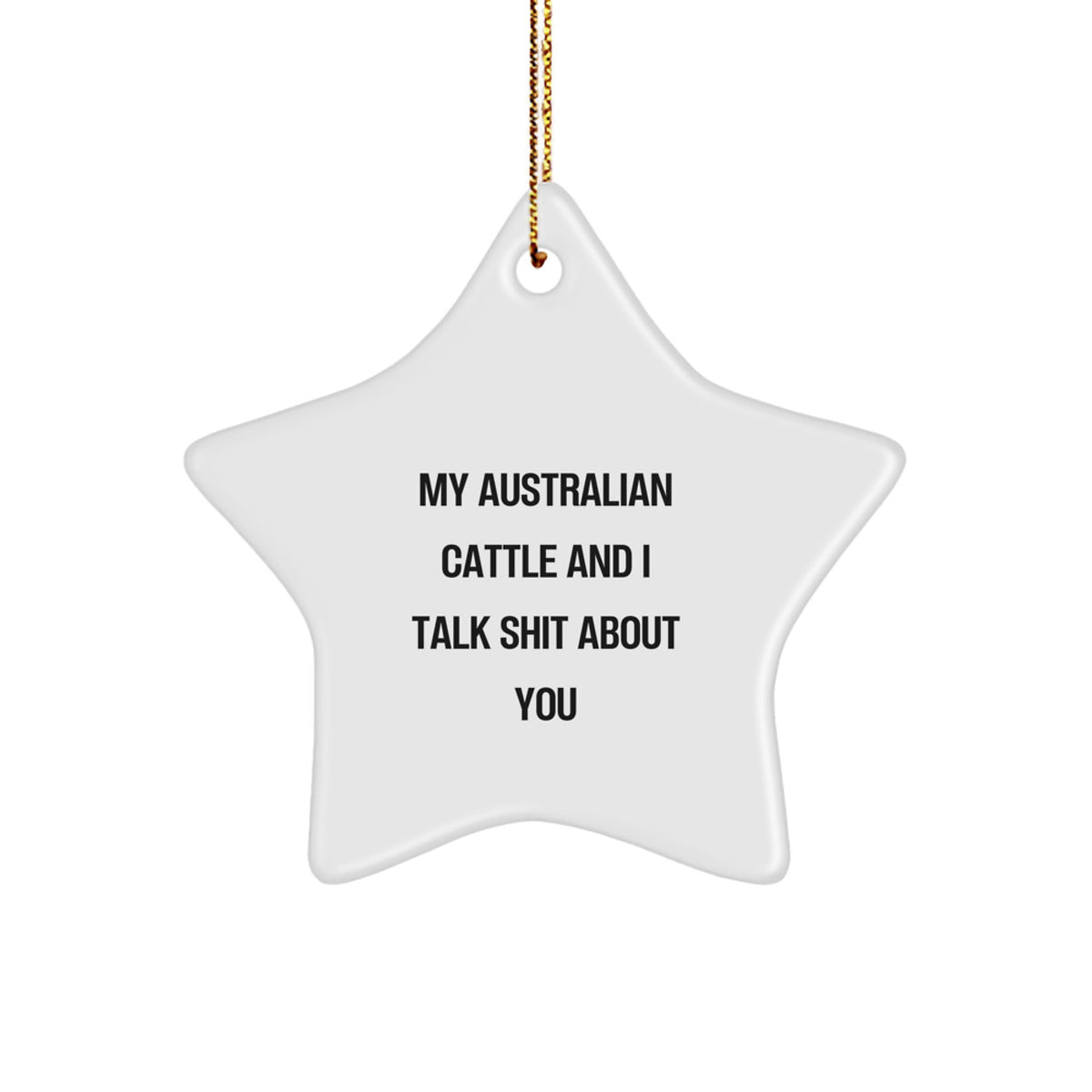 Australian Cattle Dog Keepsake Christmas Ornament for Him Gift - Image 1