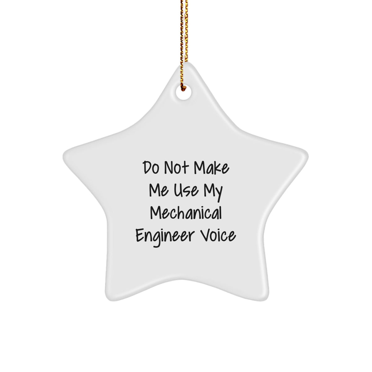 Mechanical Engineer Keepsake Christmas Ornament for Him Brightly Gift - Image 1