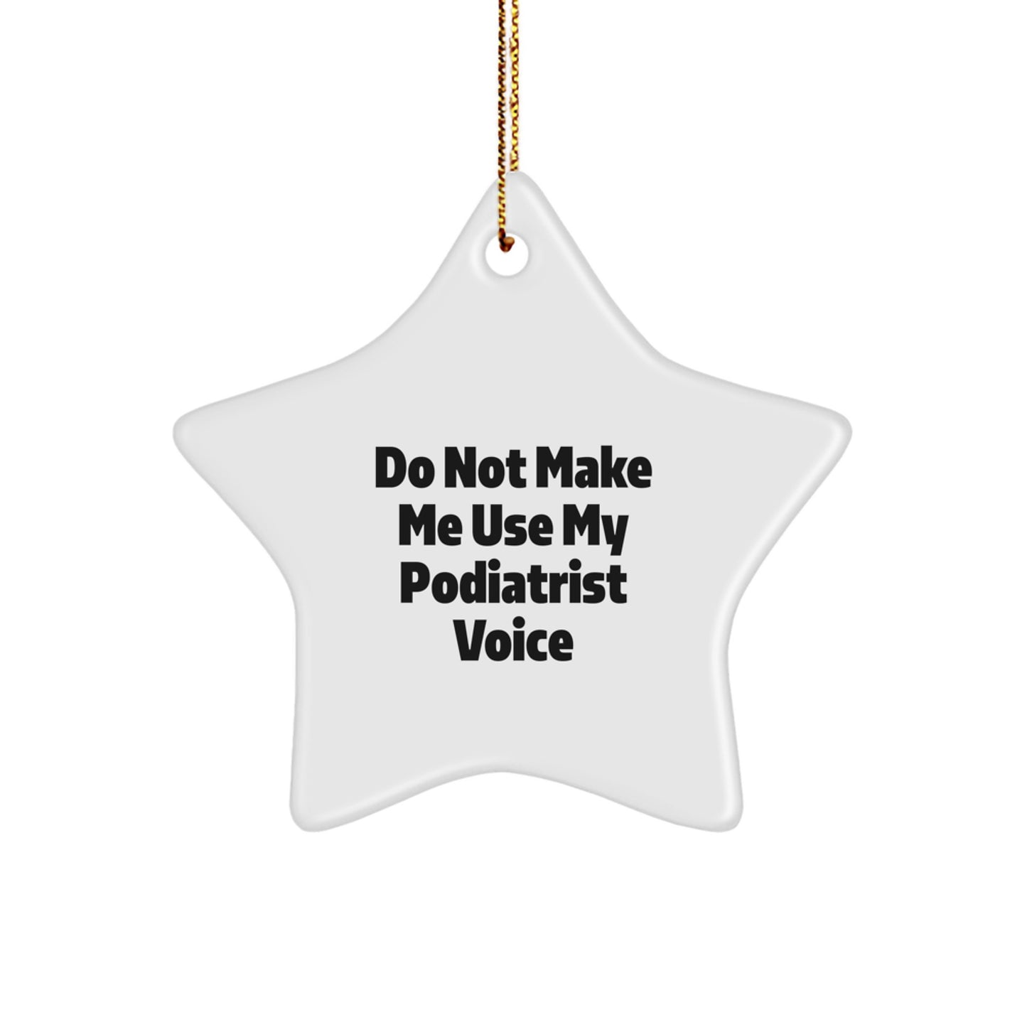 Christmas Gift Surprise Star Ornament for Teens Podiatrist Keepsake - Image 1