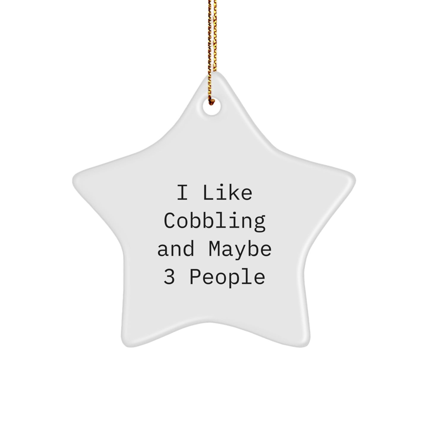 Cobbling Star Ornament Unique Idea for Coworkers – Christmas Gift - Image 1