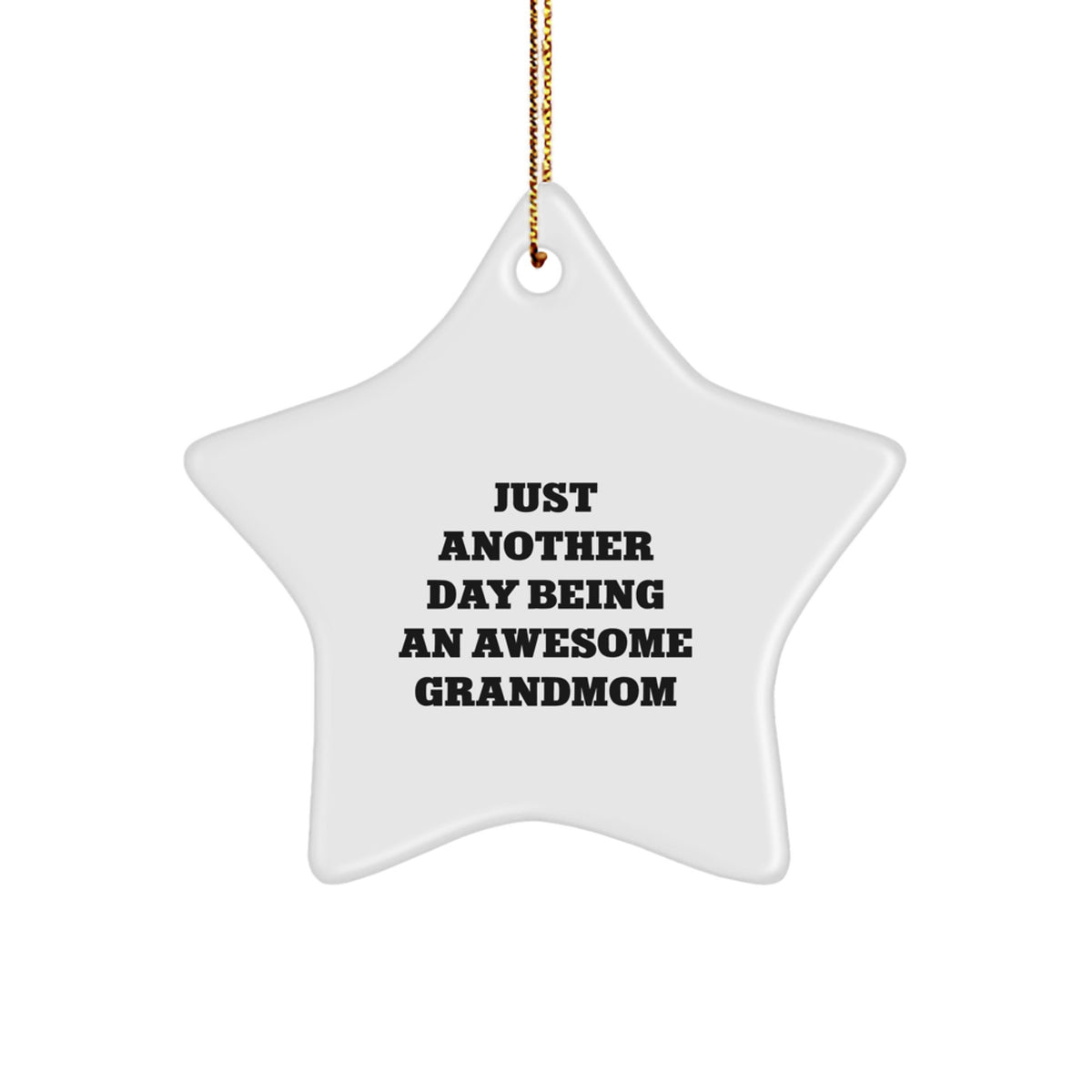 Grandmom Christmas Ornament for Her Present Gift - Image 1