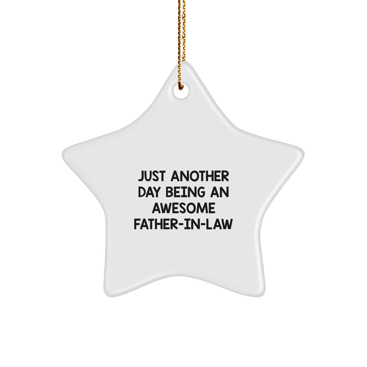 Father-in-Law Keepsake Christmas Ornament for Him Awesome Gift - Image 1