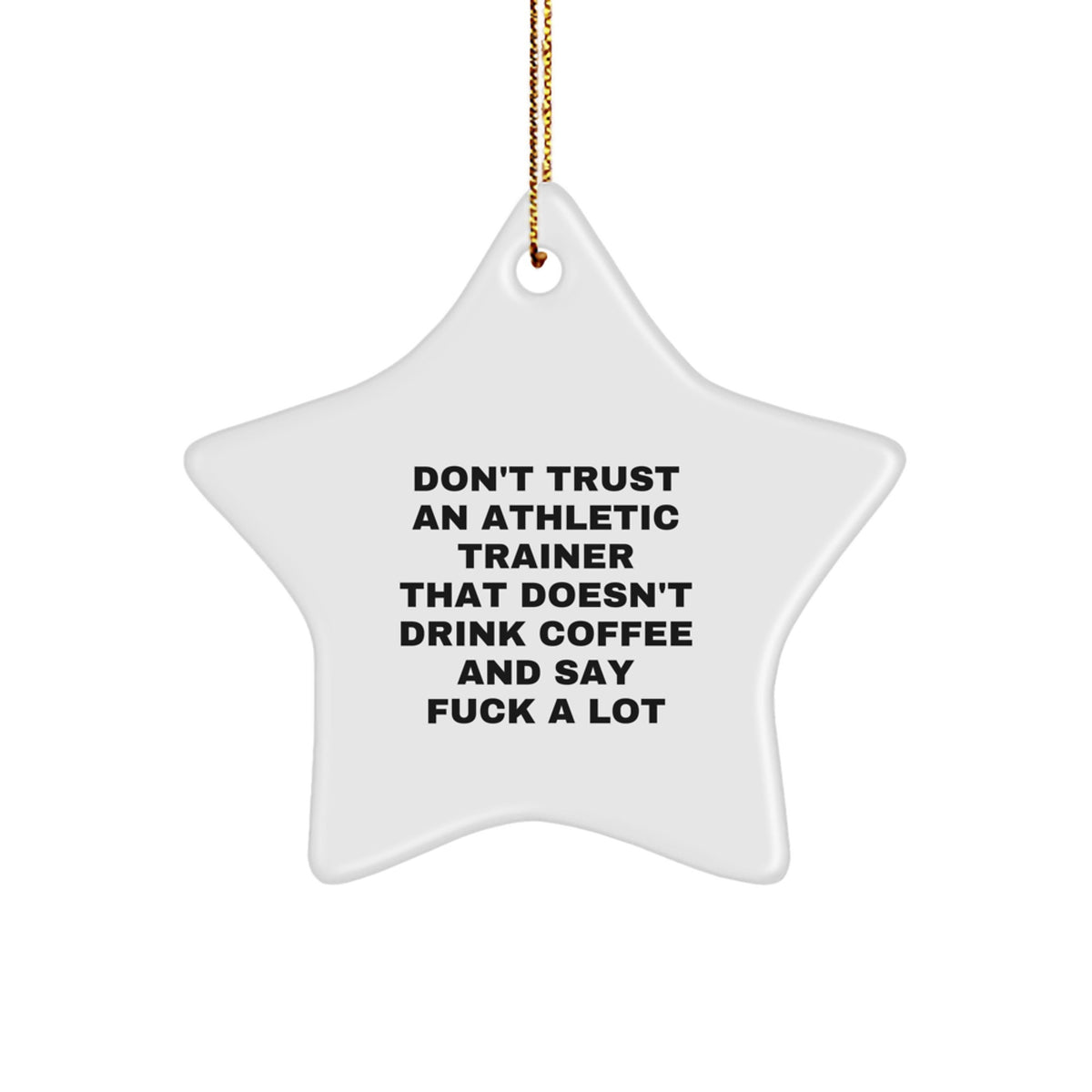Athletic Trainer Keepsake Durable Christmas Ornament for Him Gift - Image 1