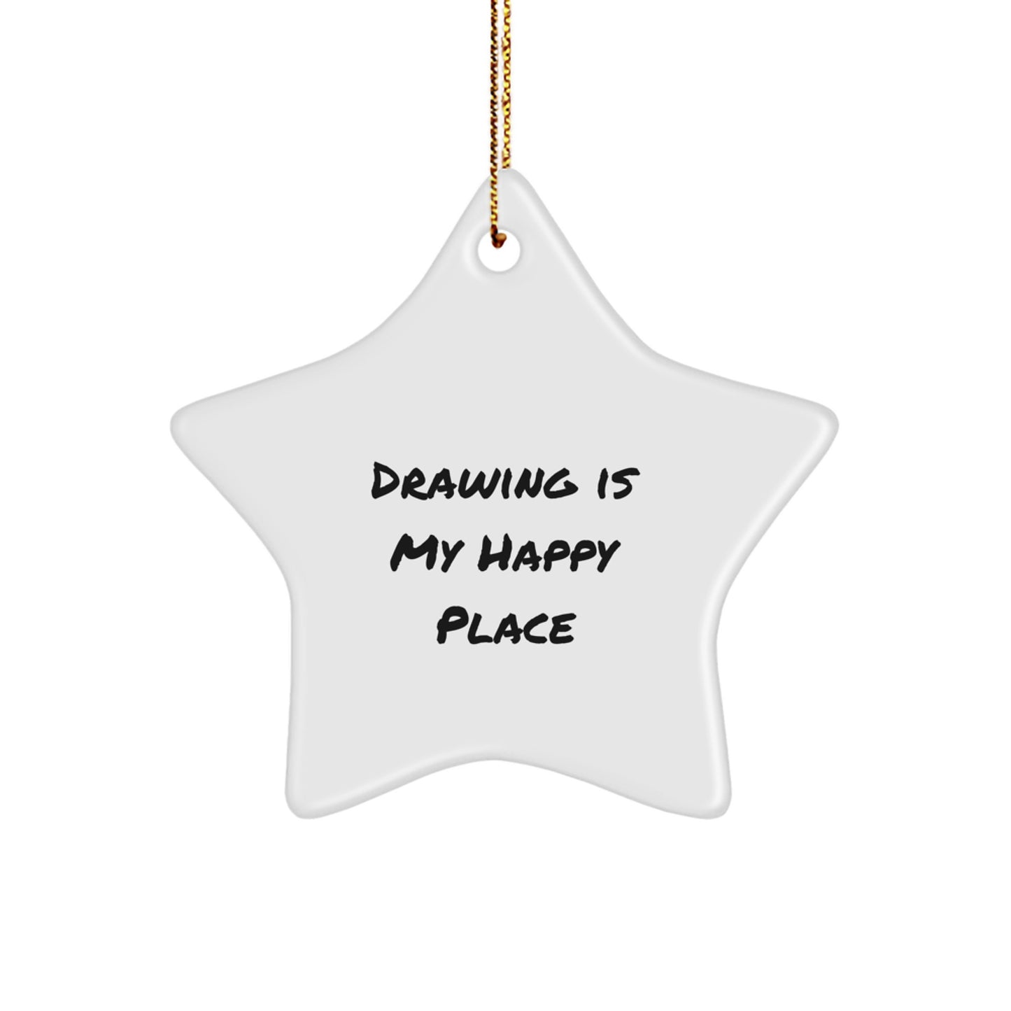 Funny Drawing Gifts for Friends, Star Ornament, Inspirational Quote, Gifts from Men to Women, Friends, Coworkers, Family for Christmas Unique Gifts - Image 1