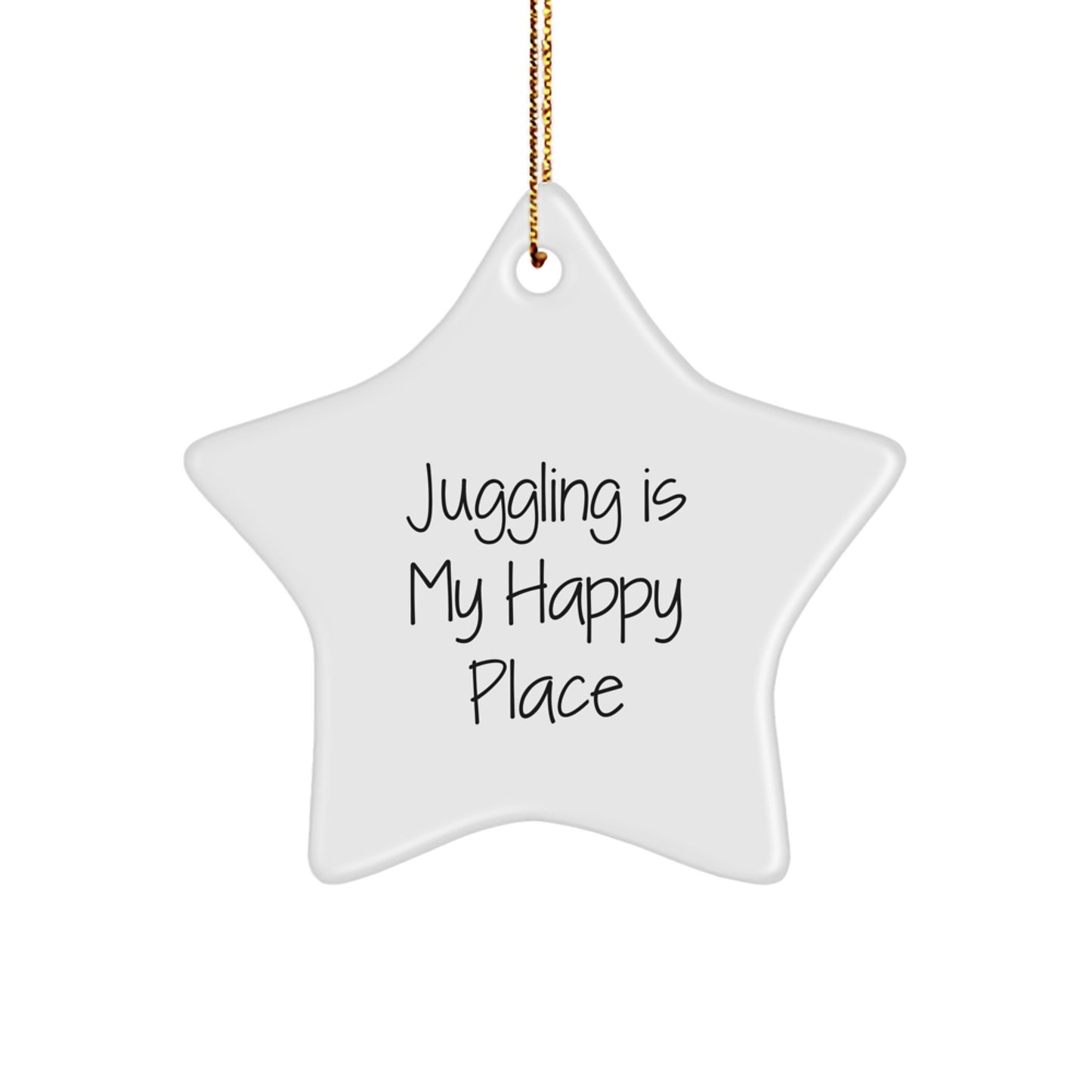 Juggling Star Ornament Keepsake for Him Christmas Tree Special Gift - Image 1