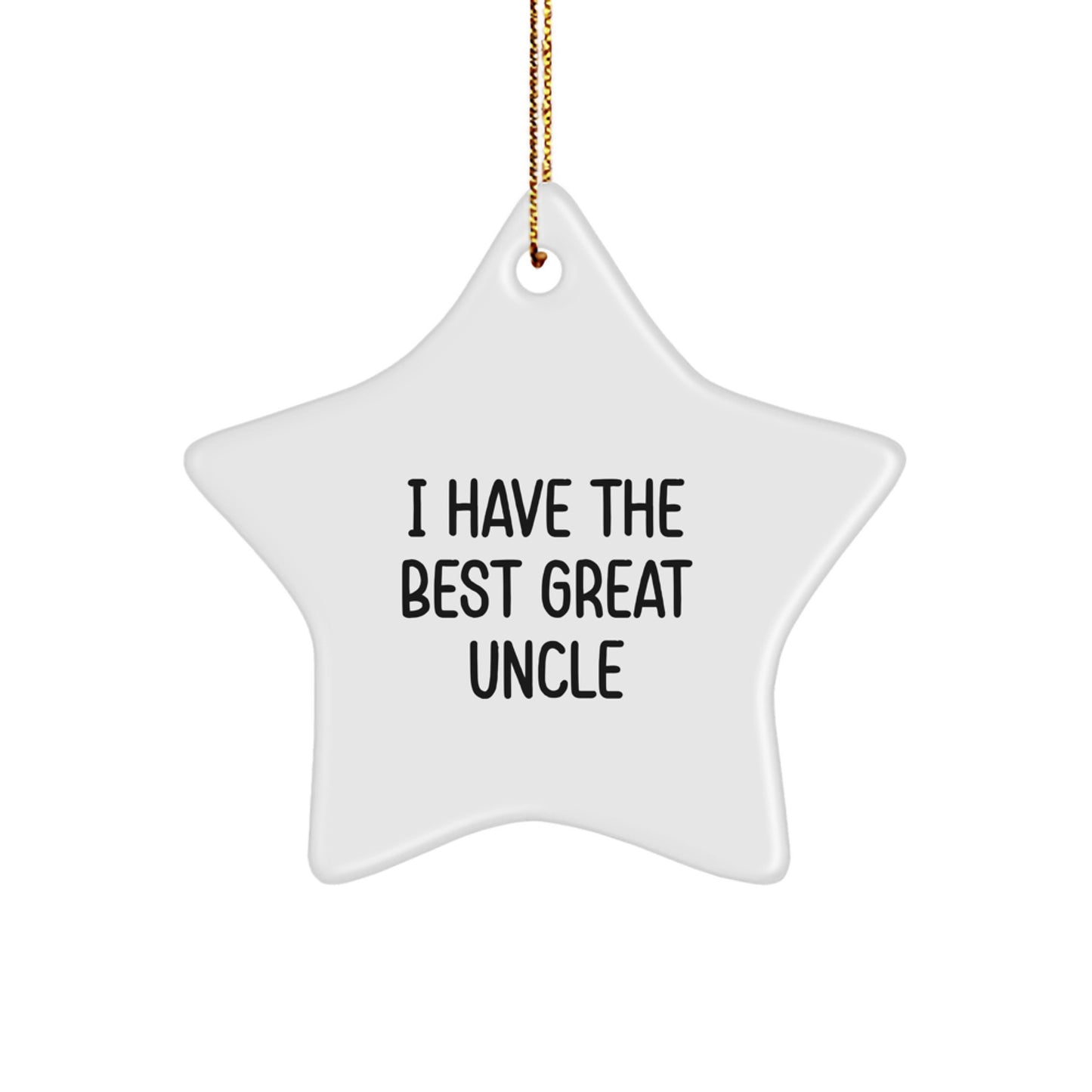 Uncle Novelty Star Christmas Ornament Gift for Grandpa - Image 1