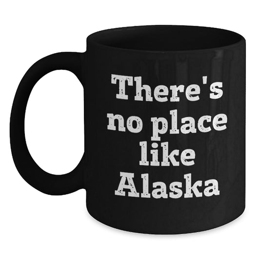 Alaska Gifts for Men Funny Black Coffee Mug from Alaska Lovers for Graduation Unique - Main