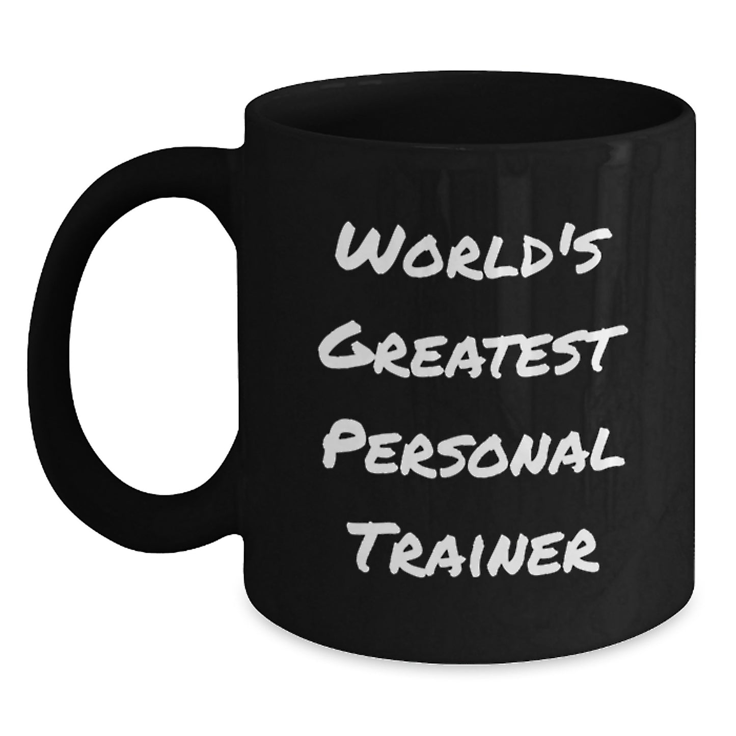 Personal Trainer Keepsake Black Coffee Mug for Him Birthday Gift - Main