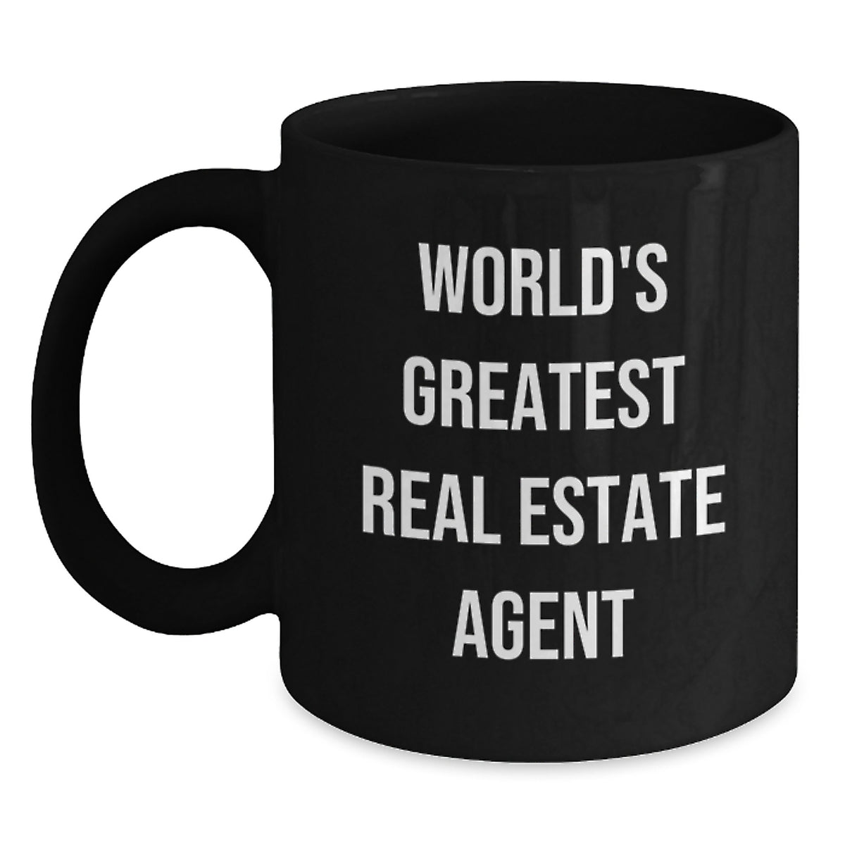 Christmas Gift for Her World's Greatest Real Estate Agent Present Coffee - Main