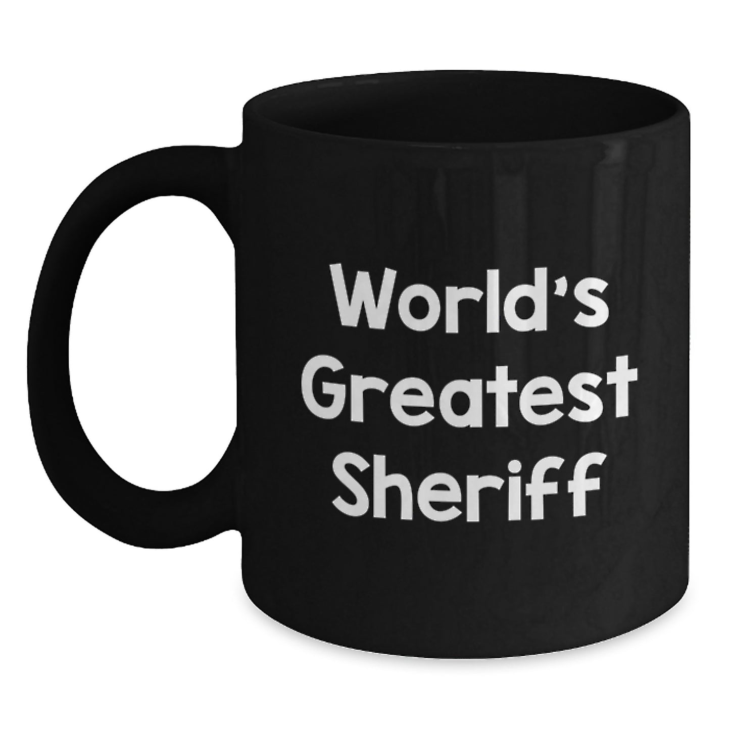 Funny Sheriff Gifts for Friends from World's Greatest Sheriff - Main