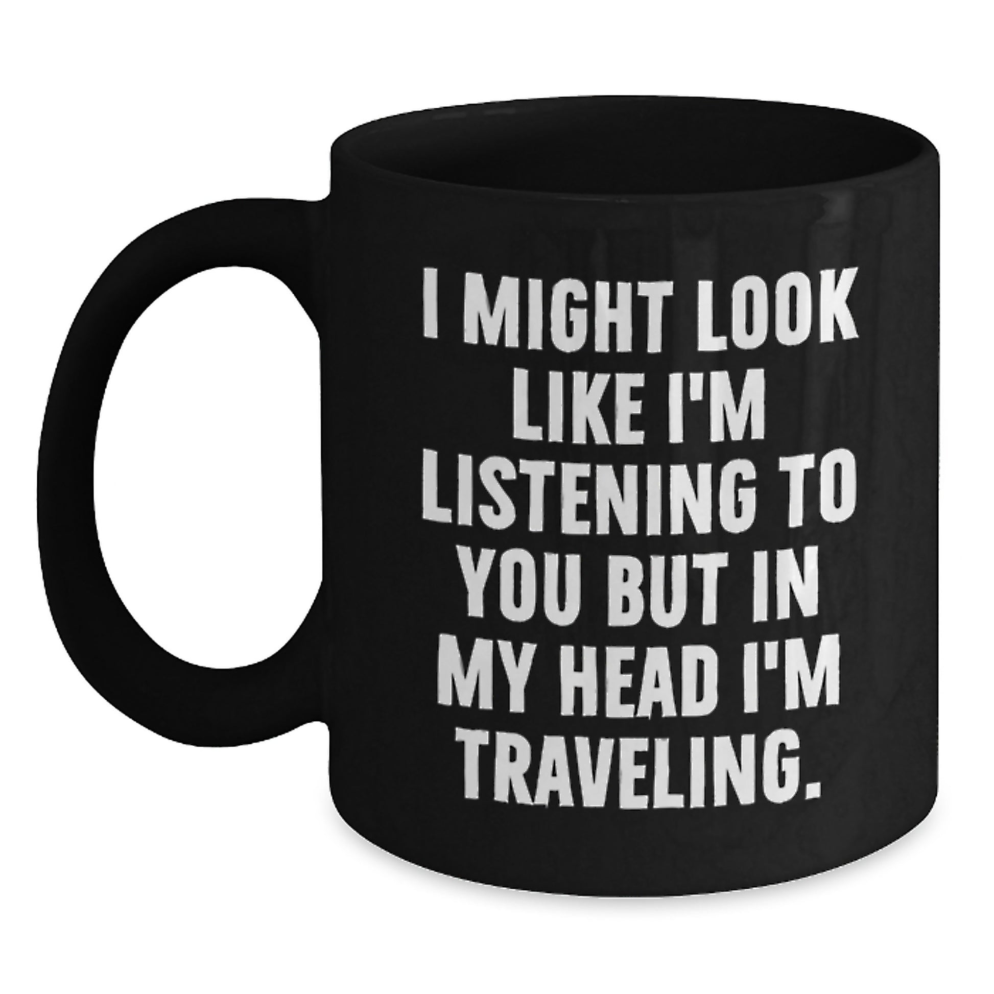Funny Traveling Black Coffee Mugs Gifts from Friends to Traveling Enthusiasts on Their Birthday Unique Gifts - Main