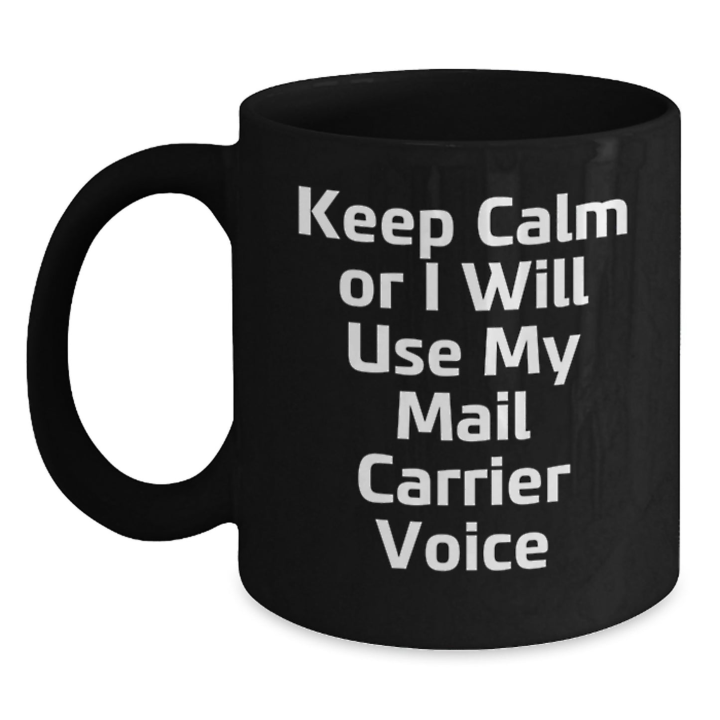 Mail Carrier Keepsake Black Coffee Mug 11oz for Him Birthday Gift - Main