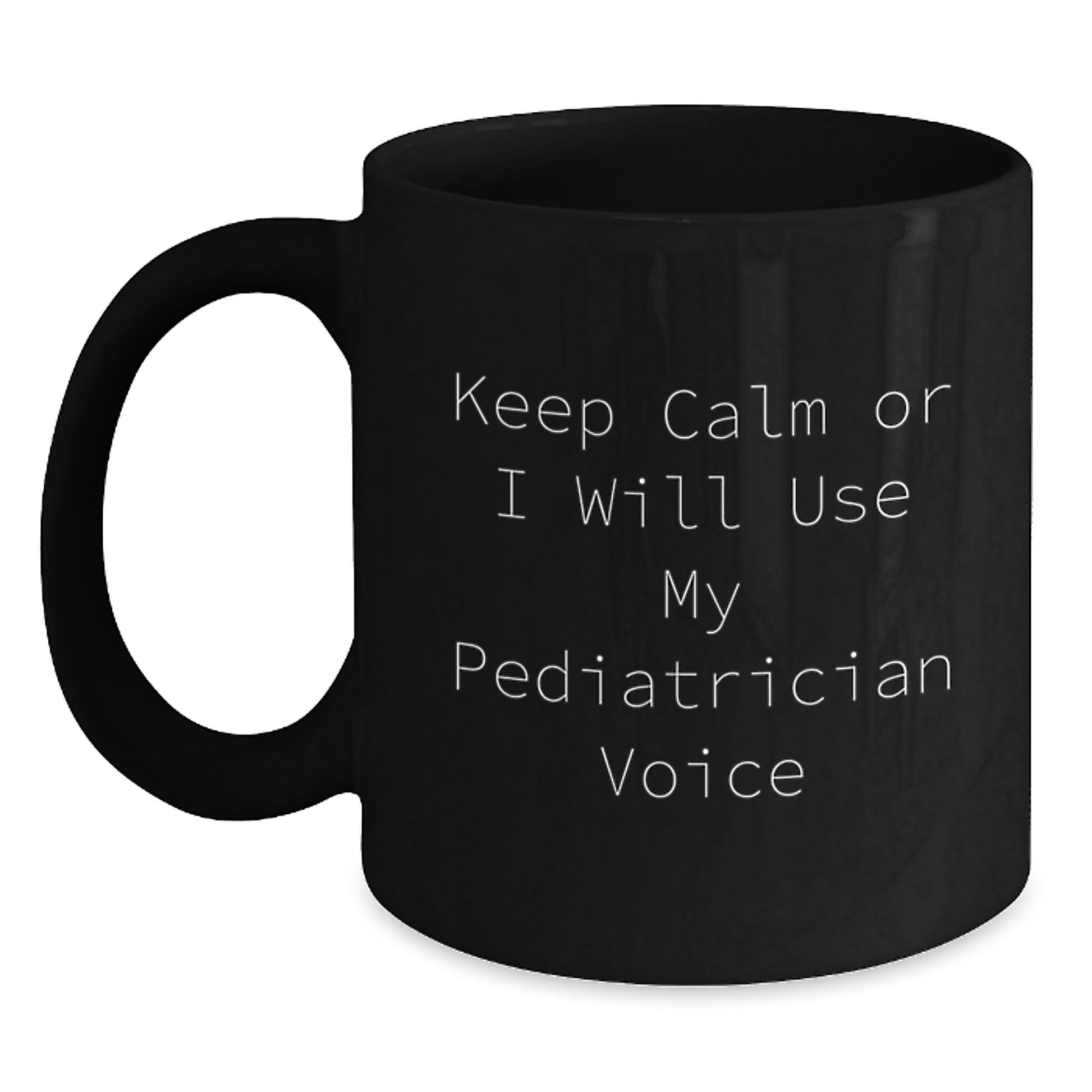 Pediatrician Keepsake Black Coffee Mug for Him Birthday Gift - Main