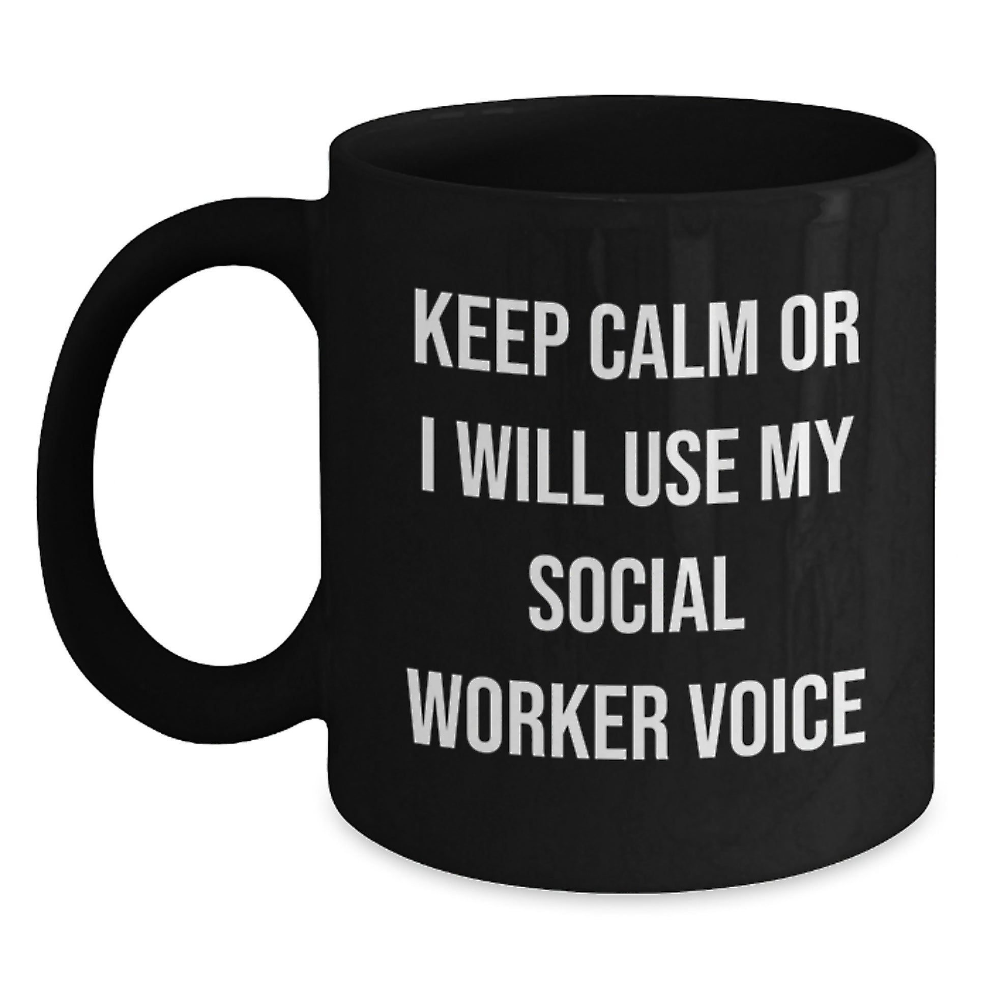 Social Worker Keepsake Mug for Him Birthday Gift Keep Calm - Main
