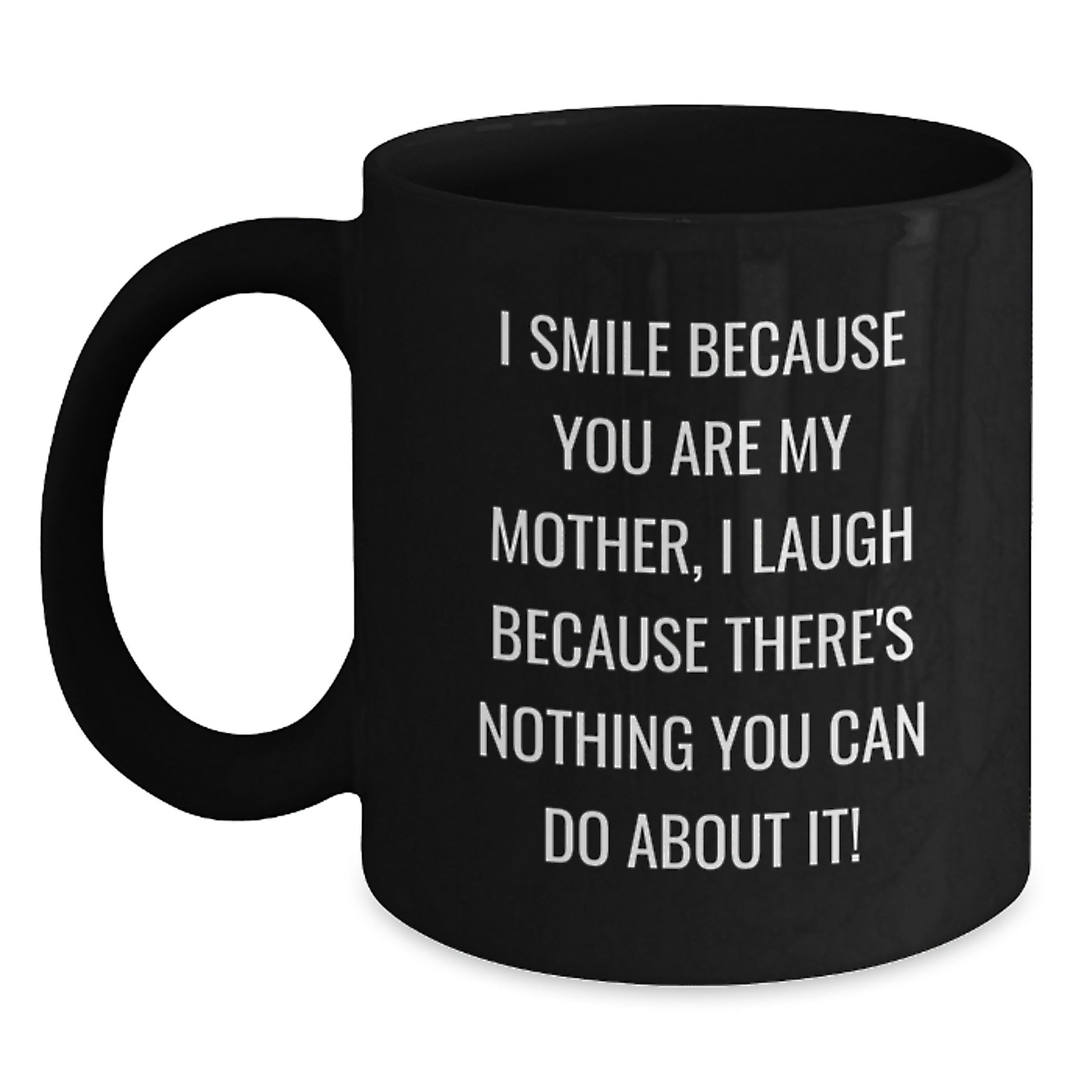 Mother Keepsake Black Coffee Mug 11oz Ceramic Birthday Gift for Her - Main