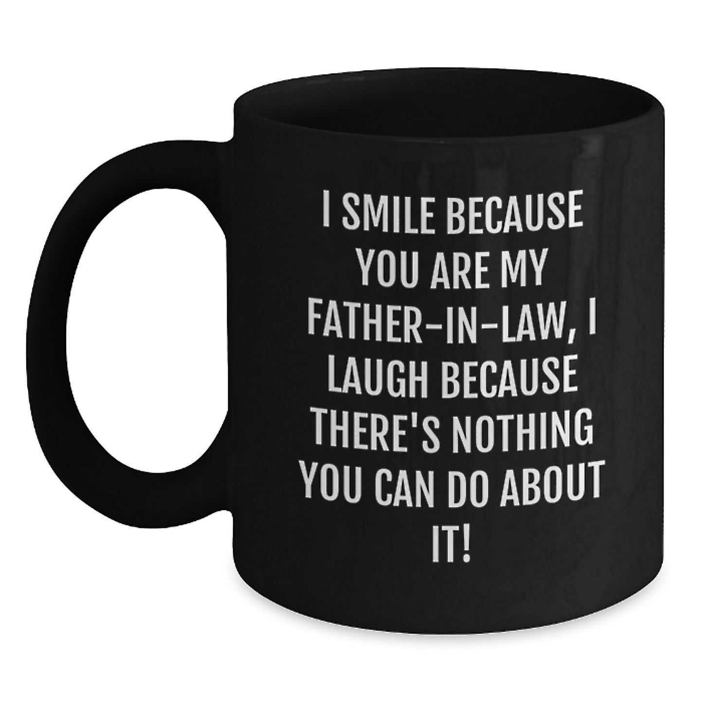 Father-in-law Keepsake Black Coffee Mug Birthday Surprise Gift for Him - Main