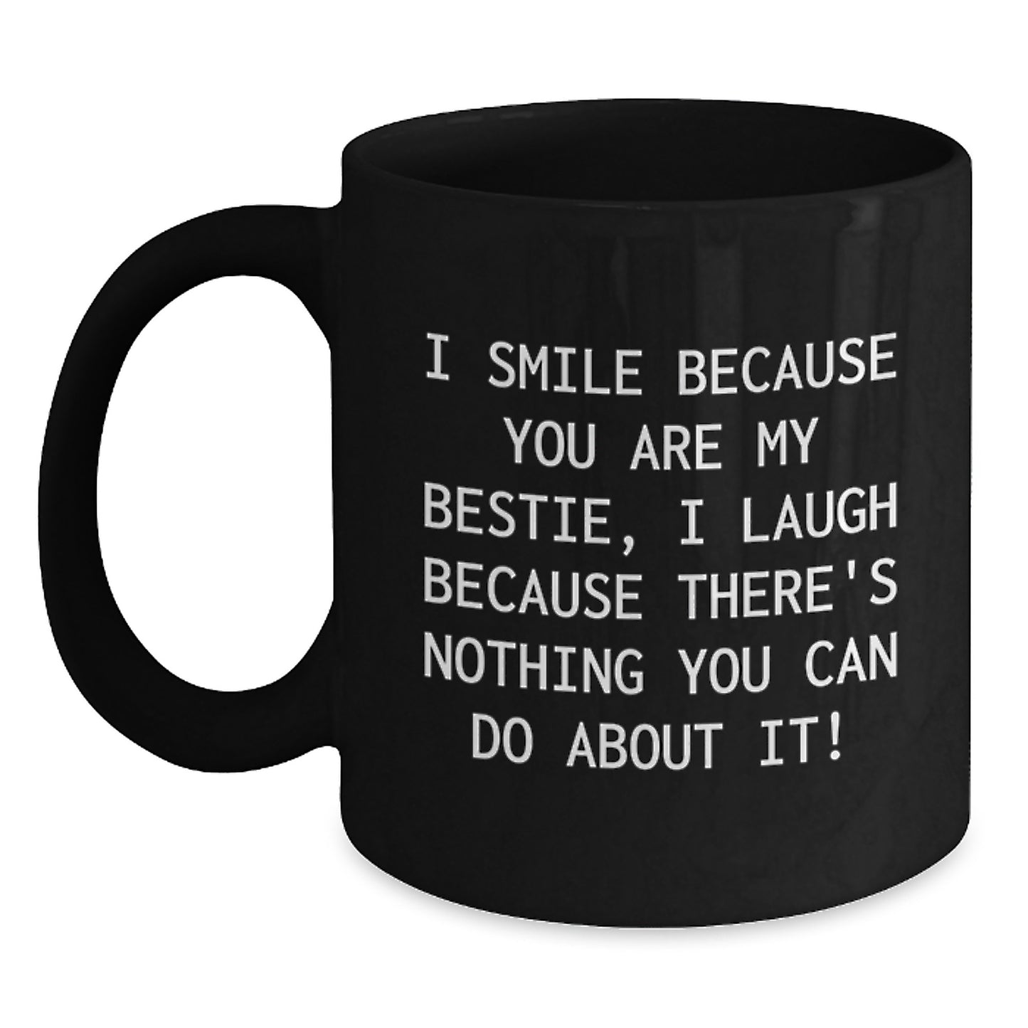 Bestie Keepsake Black Coffee Mug for Him Birthday Gift - Main