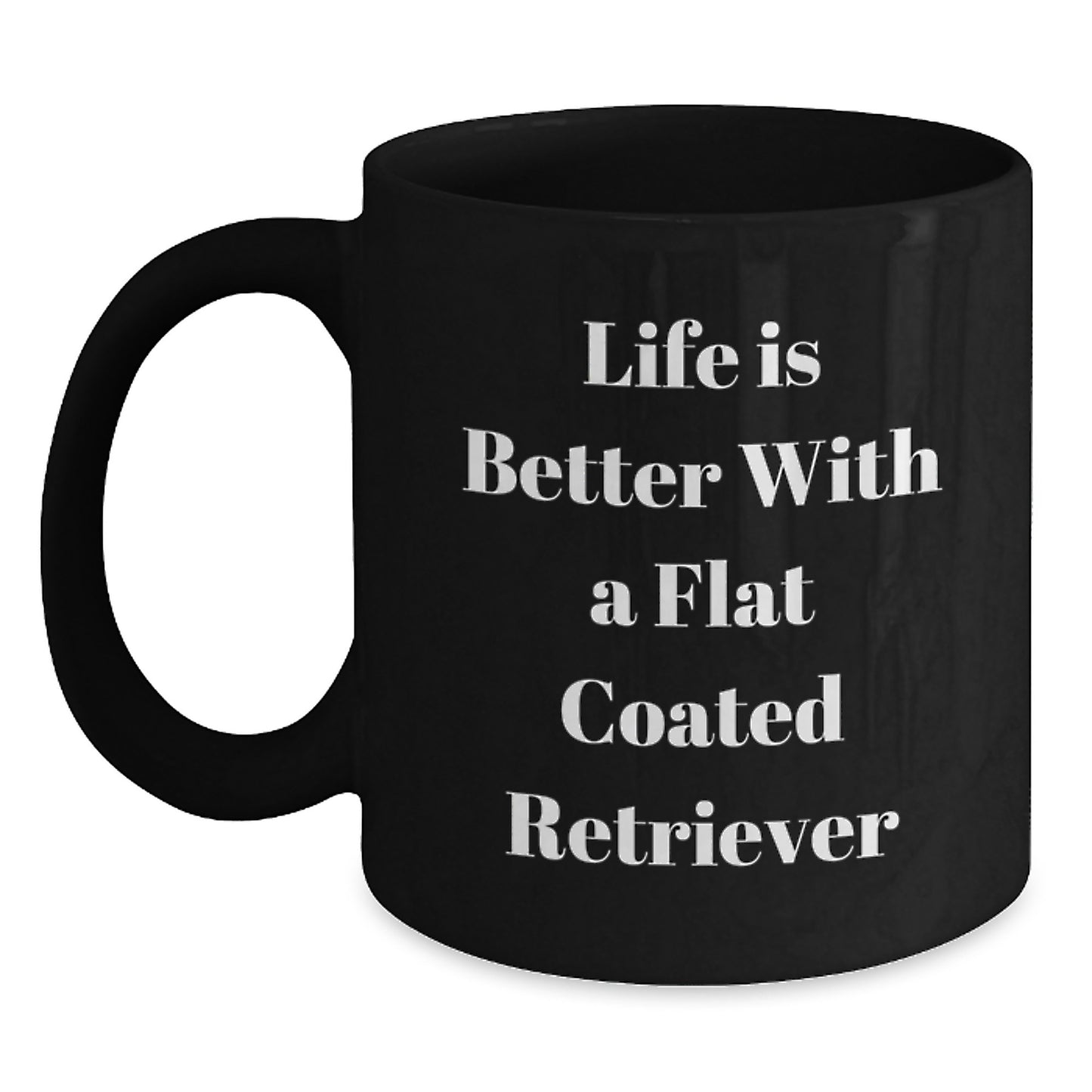 Funny Flat Coated Retriever Dog Gifts, Coffee Lovers, Valentine's Unique Gifts from Friends to Family - Main