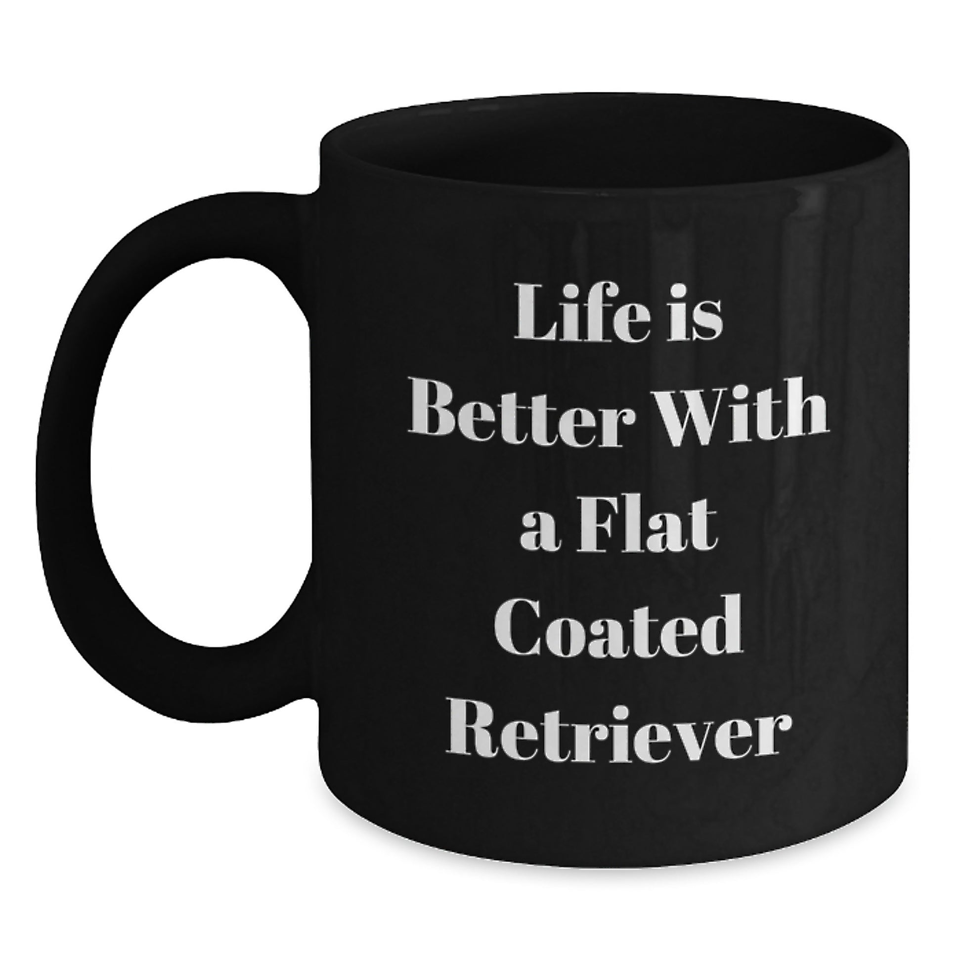 Funny Flat Coated Retriever Dog Gifts, Coffee Lovers, Valentine's Unique Gifts from Friends to Family - Main