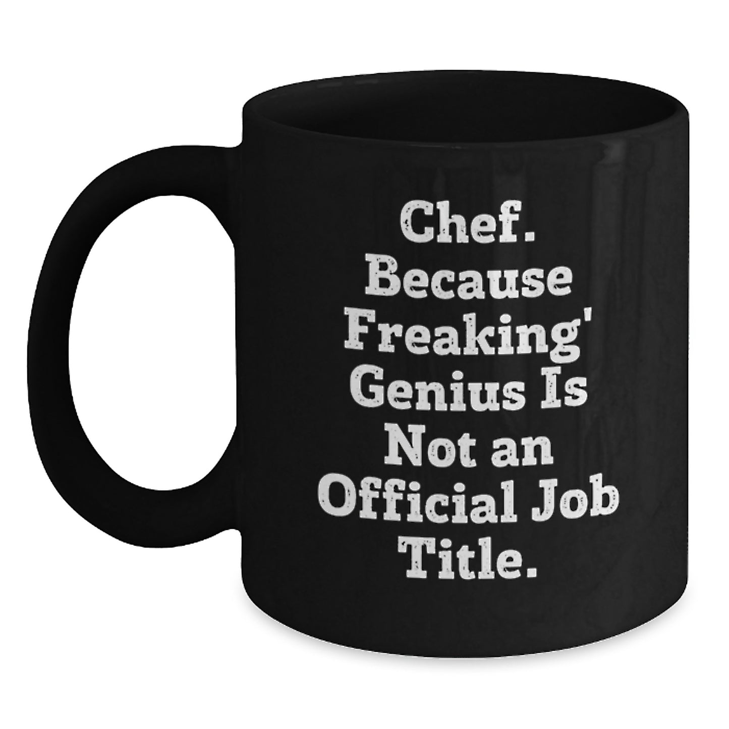 Chef Keepsake Black Coffee Mug for Him Birthday Gift with 11oz Capacity - Main