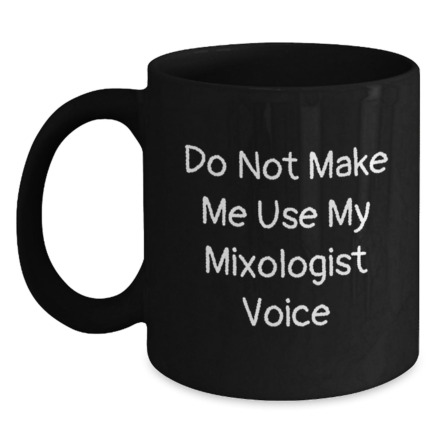 Mixologist Keepsake Black Coffee Mug 11oz Birthday Gift for Him - Main