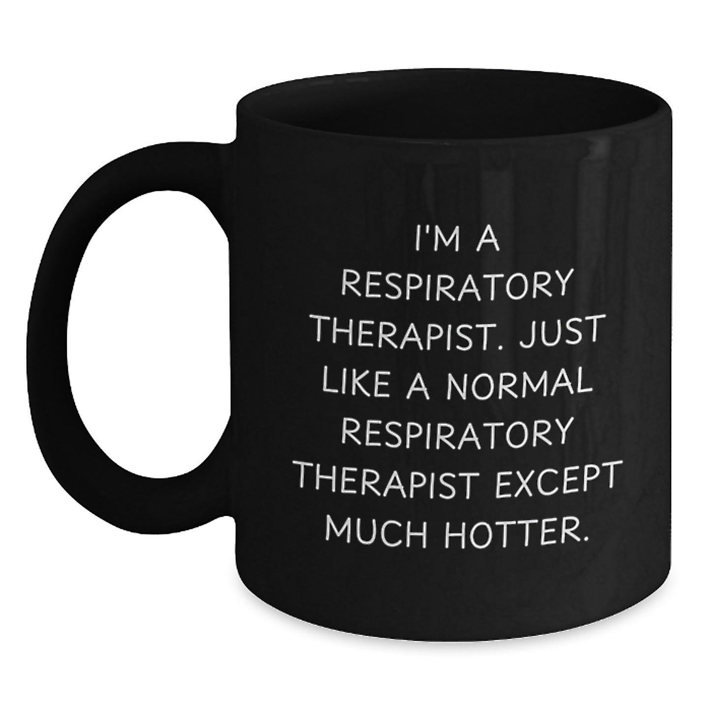 Respiratory Therapist Black Coffee Mug Keepsake for Him Birthday Gift - Main